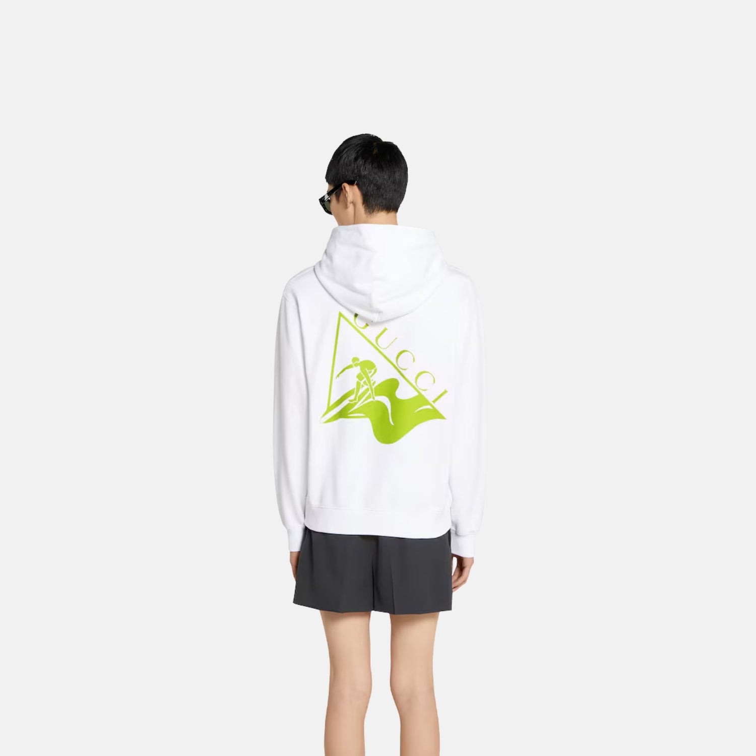 Gucci Printed Cotton Jersey Sweatshirt, Back