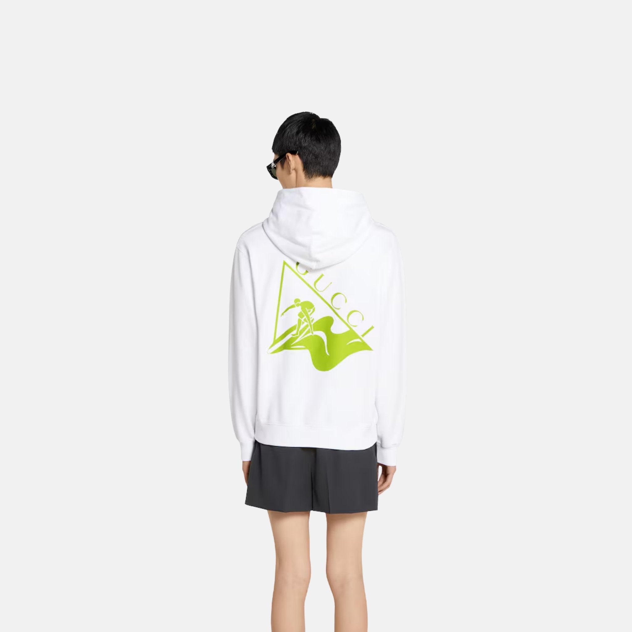 Gucci Printed Cotton Jersey Sweatshirt, Back