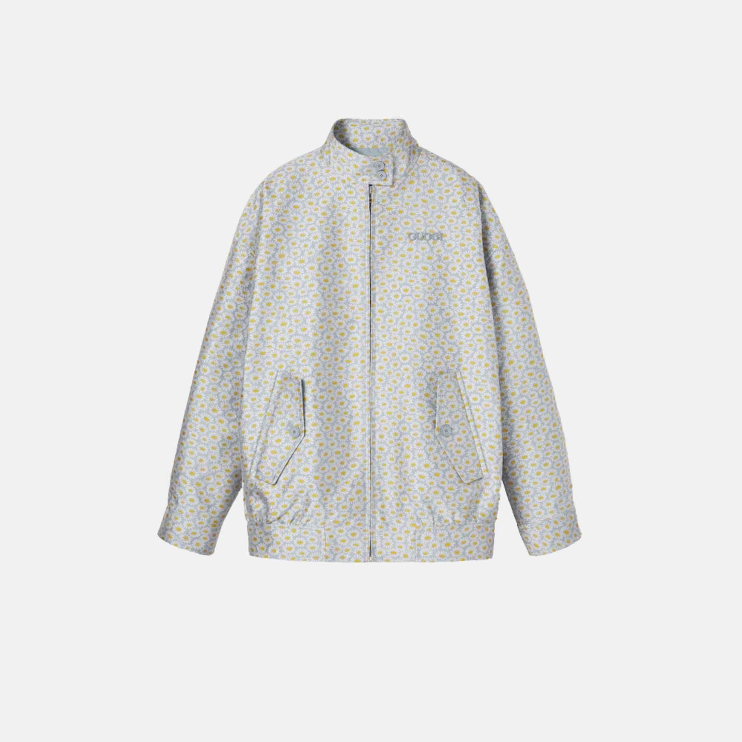 Gucci Silk Blend Floral Jacquard Jacket, Front