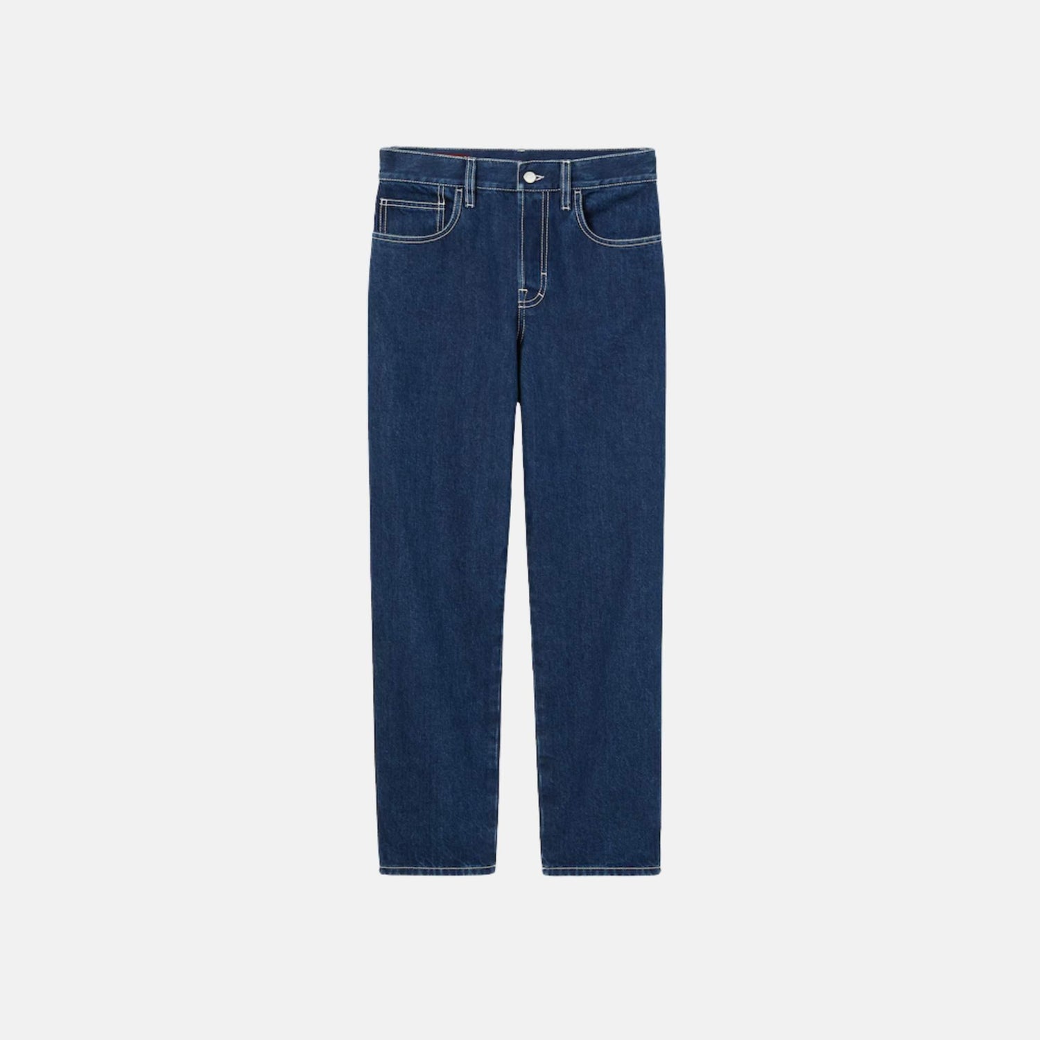 Gucci Slim Cropped Fit Lasered Denim Pants, Front