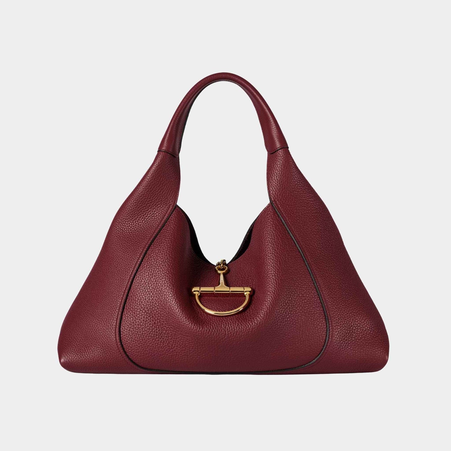 Gucci Softbit Maxi Shoulder Bag, Rosso Ancora Red, Front