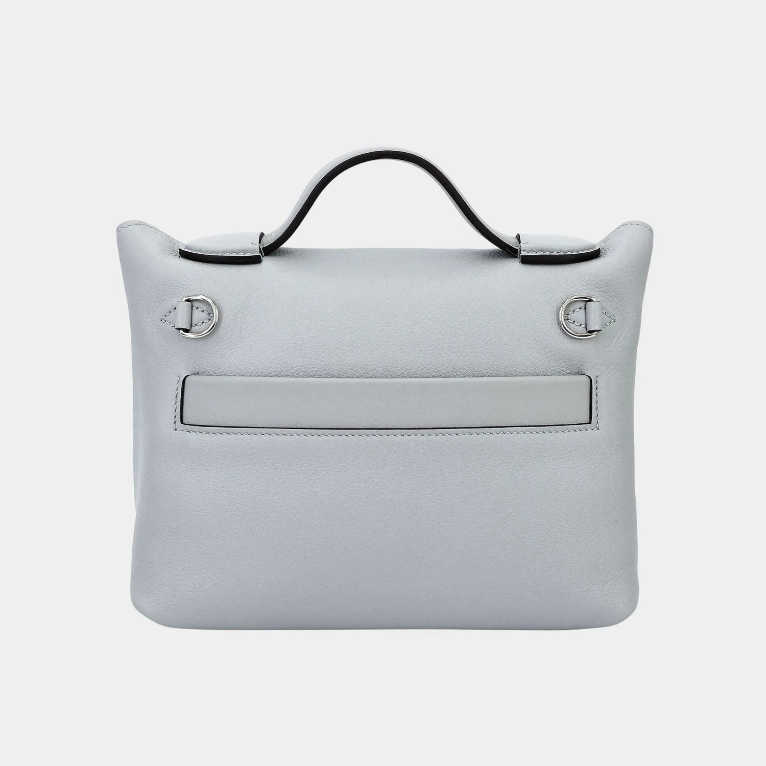 Hermes 24/24 - 21 Mini Evercolor Bleu Glacier PHW, back 