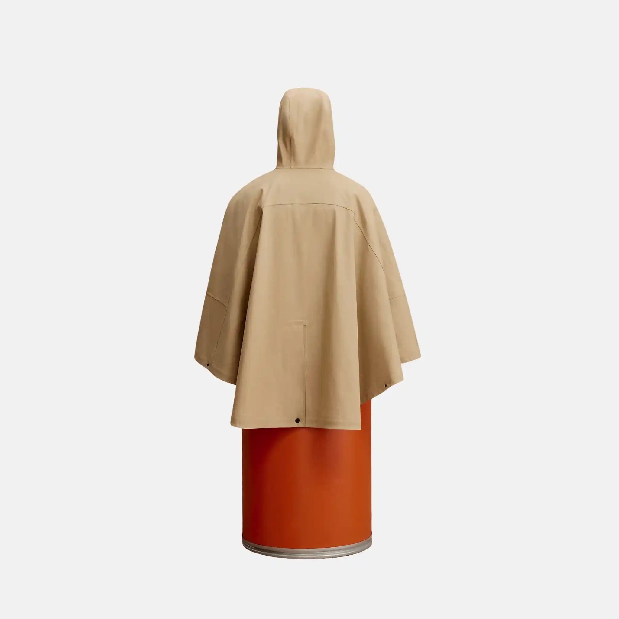 Hermes Allure II General Purpose Rain Cape, Beige, Back