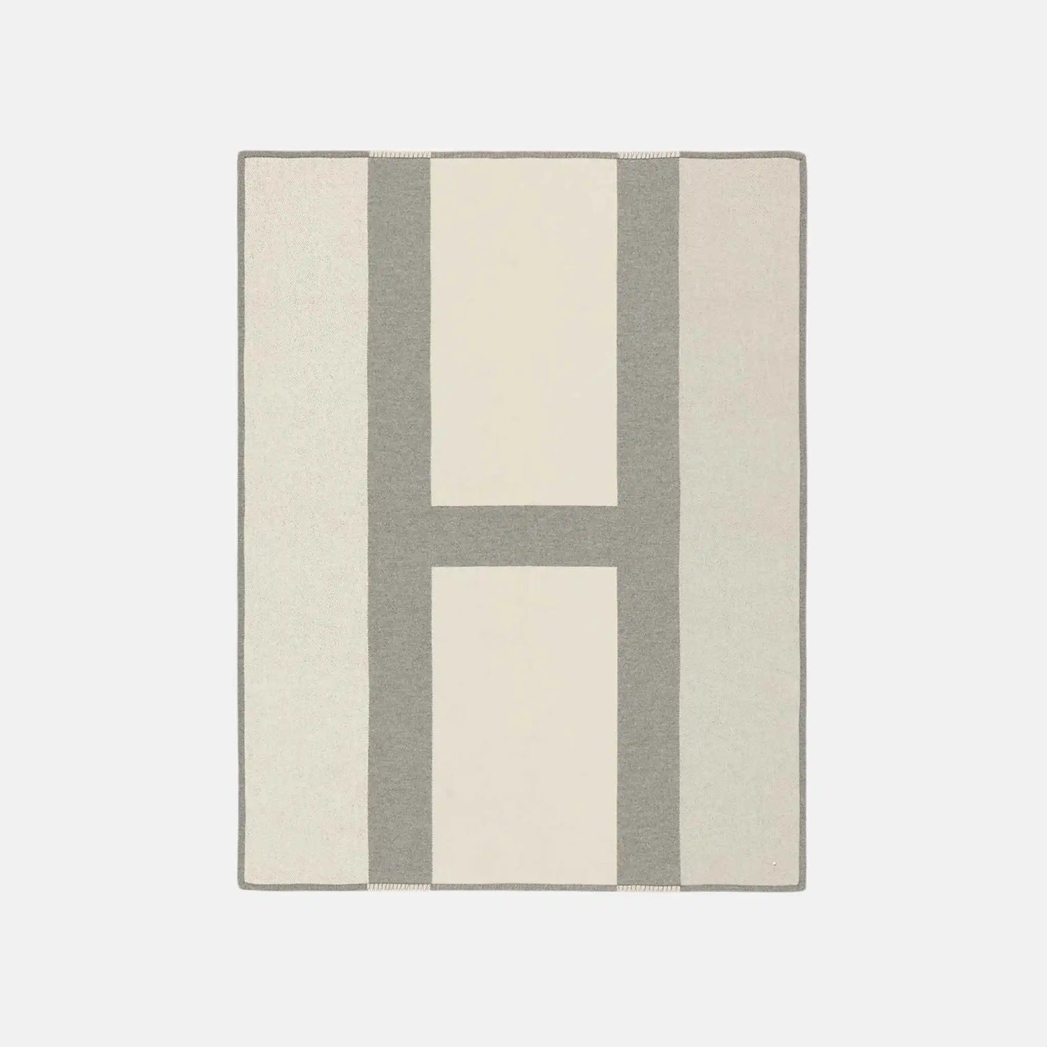 Hermes Avoine Blanket, Craie, Back