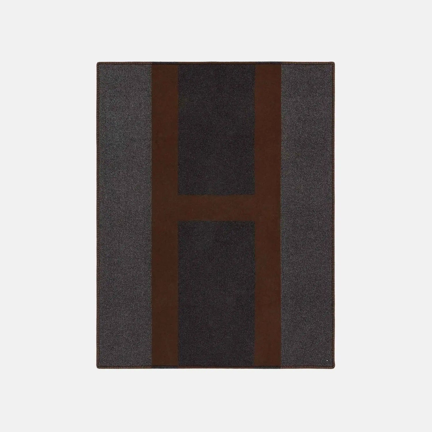 Hermes Avoine Blanket, Maroon, Back
