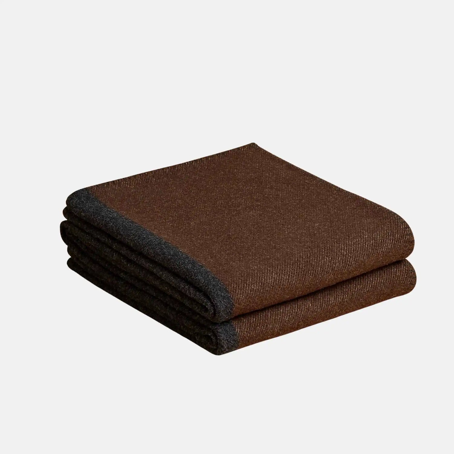 Hermes Avoine Blanket, Maroon, Fold