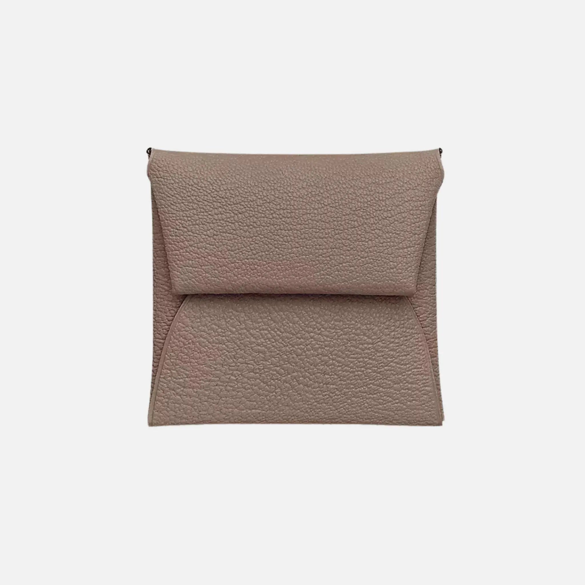 Hermes Bastia Purse Mysore Goatskin, Etoupe , Front