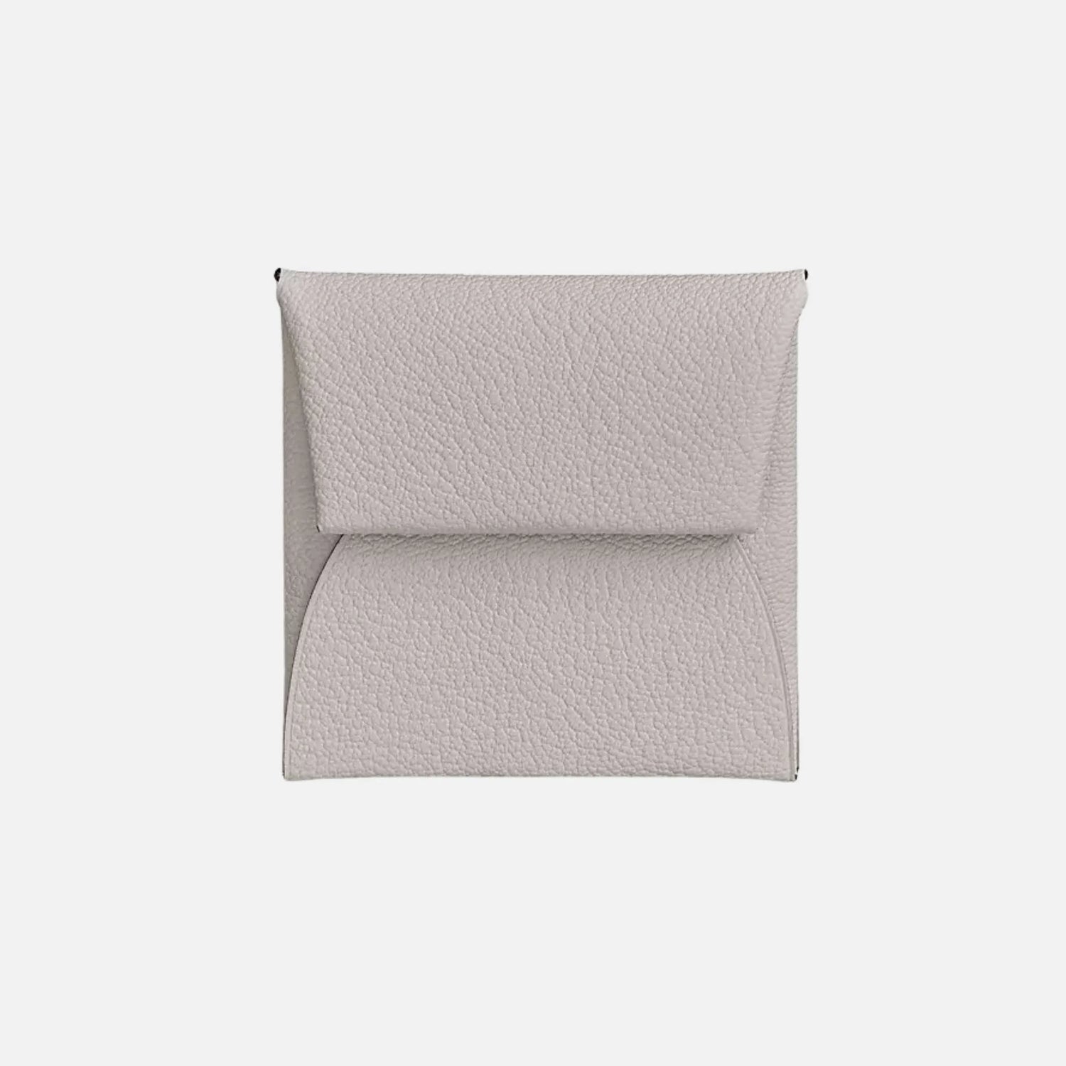 Hermes Bastia Purse Mysore Goatskin, Gris Perle , Front