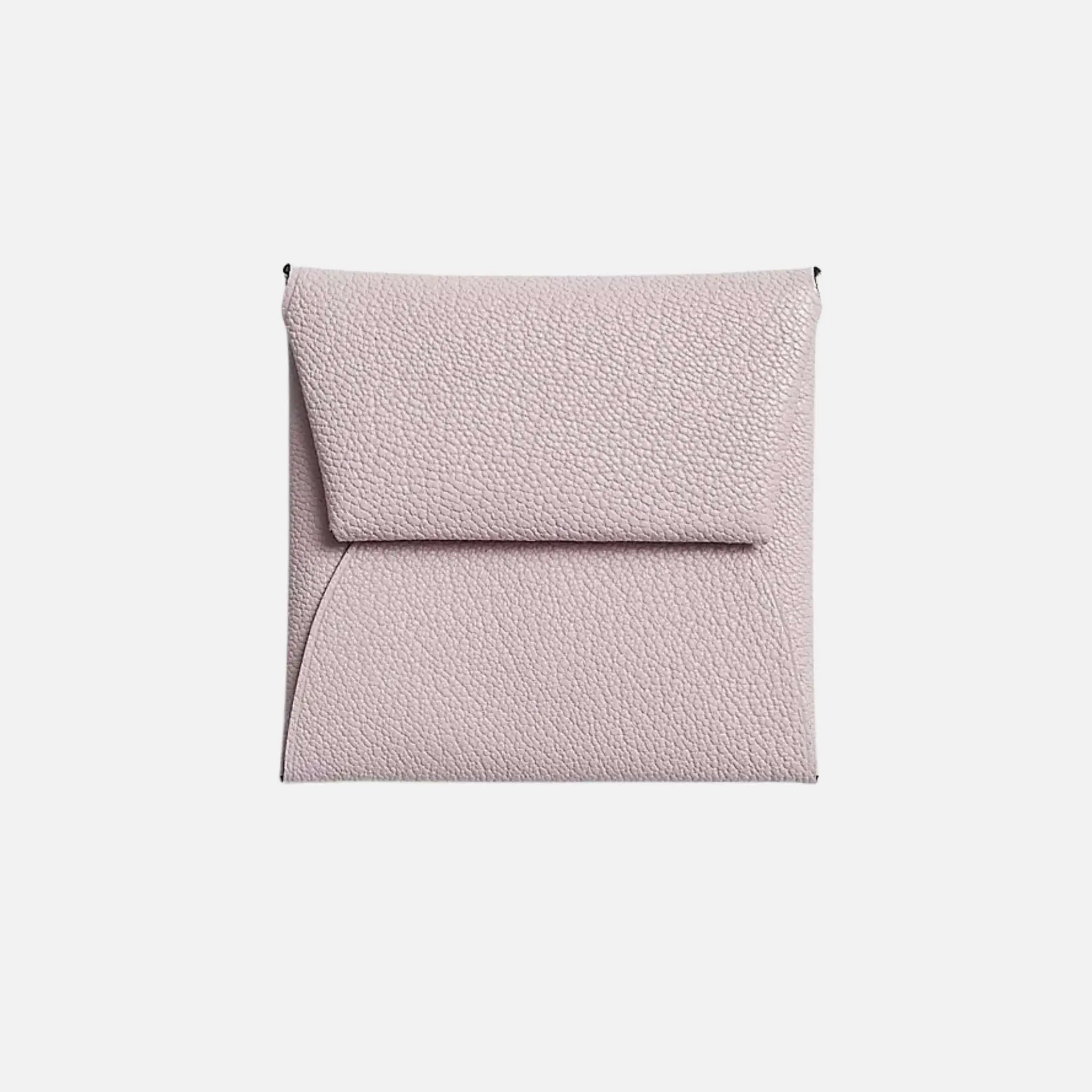 Hermes Bastia Purse Mysore Goatskin, Mauve Pale , Front