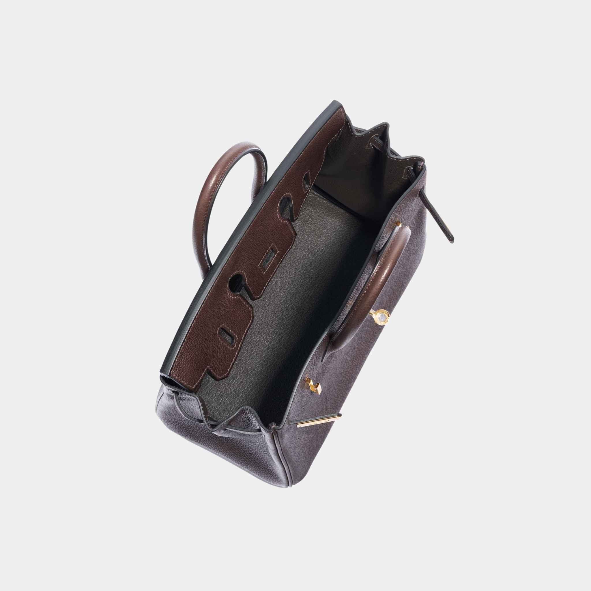 Hermes Birkin 25 Barenia Faubourg Ebene, Top