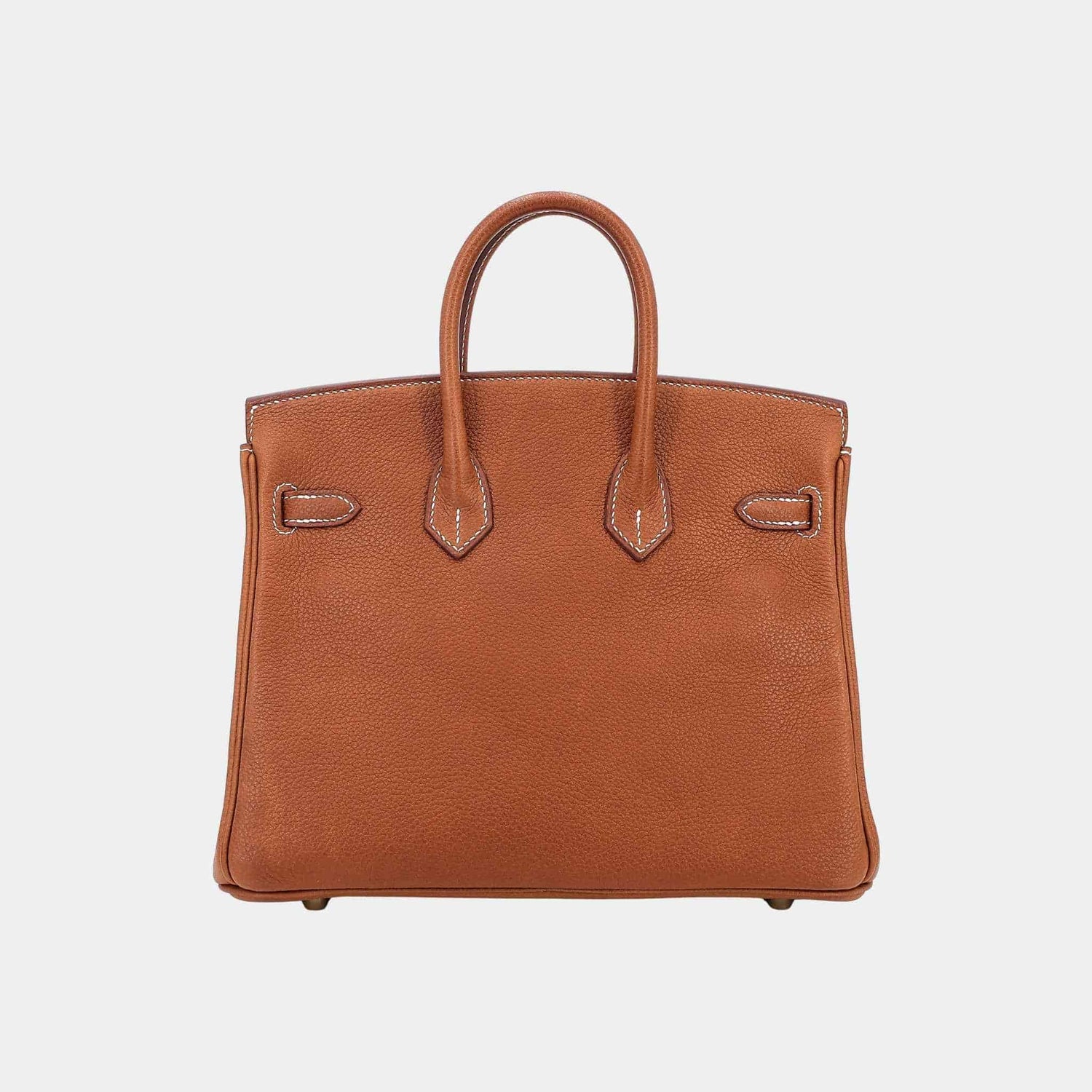Hermes Birkin 25 Barenia Faubourg Fauve GHW, Back