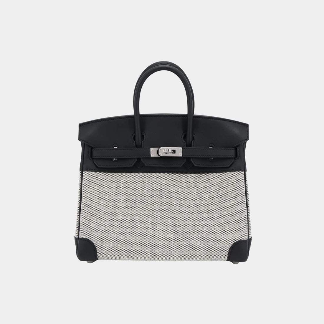 Hermes Birkin 25 Canvas-Swift Black PHW