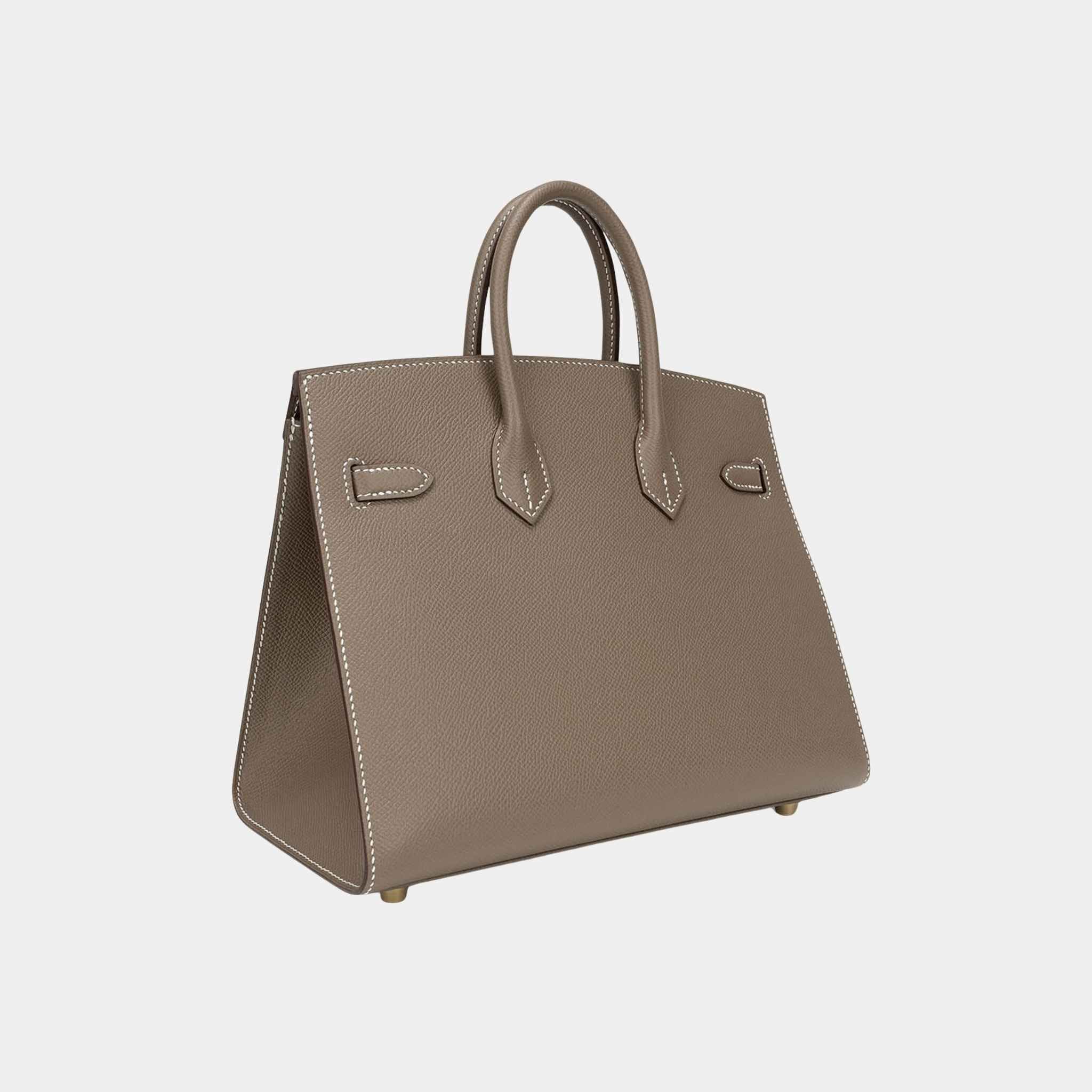 Hermes Birkin 25 Epsom Etoupe GHW, Back
