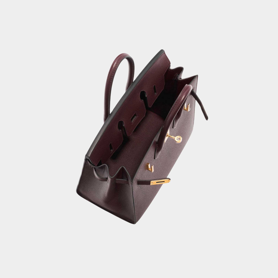 Hermes Birkin 25 Epsom Rouge Sellier, Top