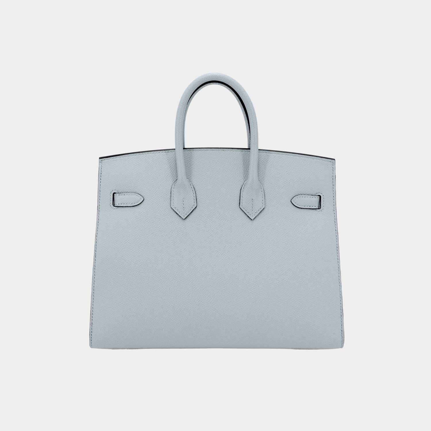Hermes Birkin 25 Epsom Sellier Bleu Glacier PHW, Back