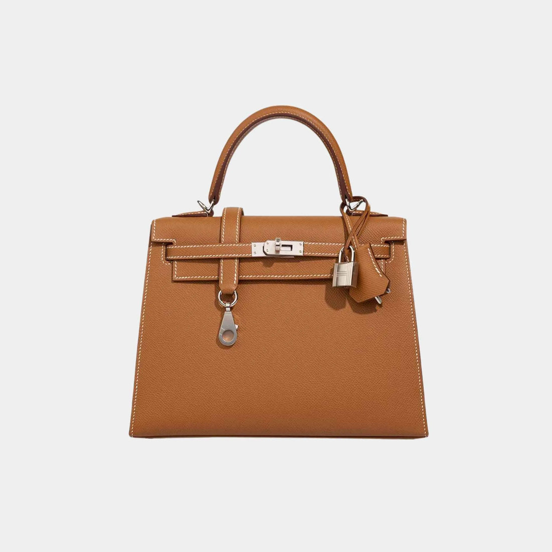 Hermes Birkin 25 Epsom Sellier Gold PHW, Front