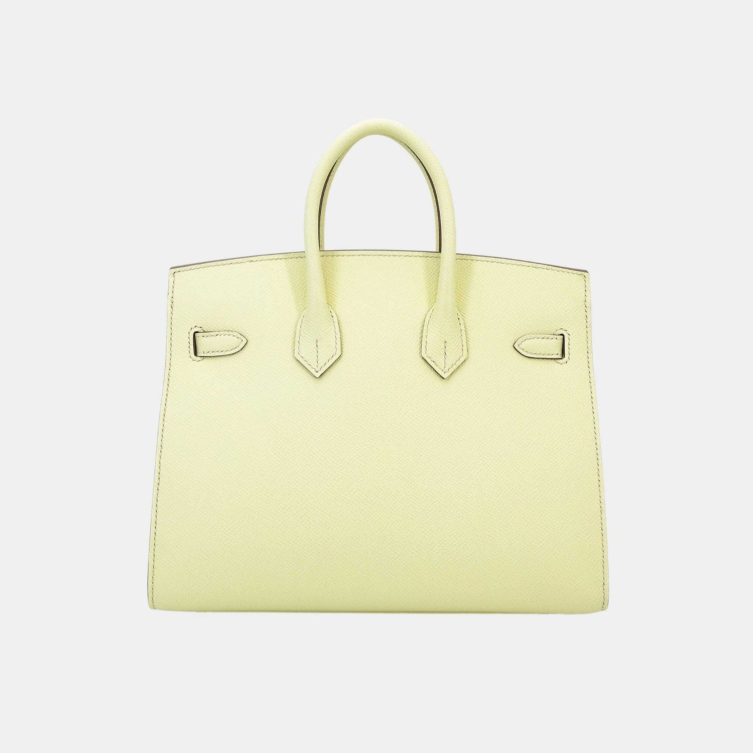 Hermes Birkin 25 Epsom Sellier Jaune Milton PHW, Back