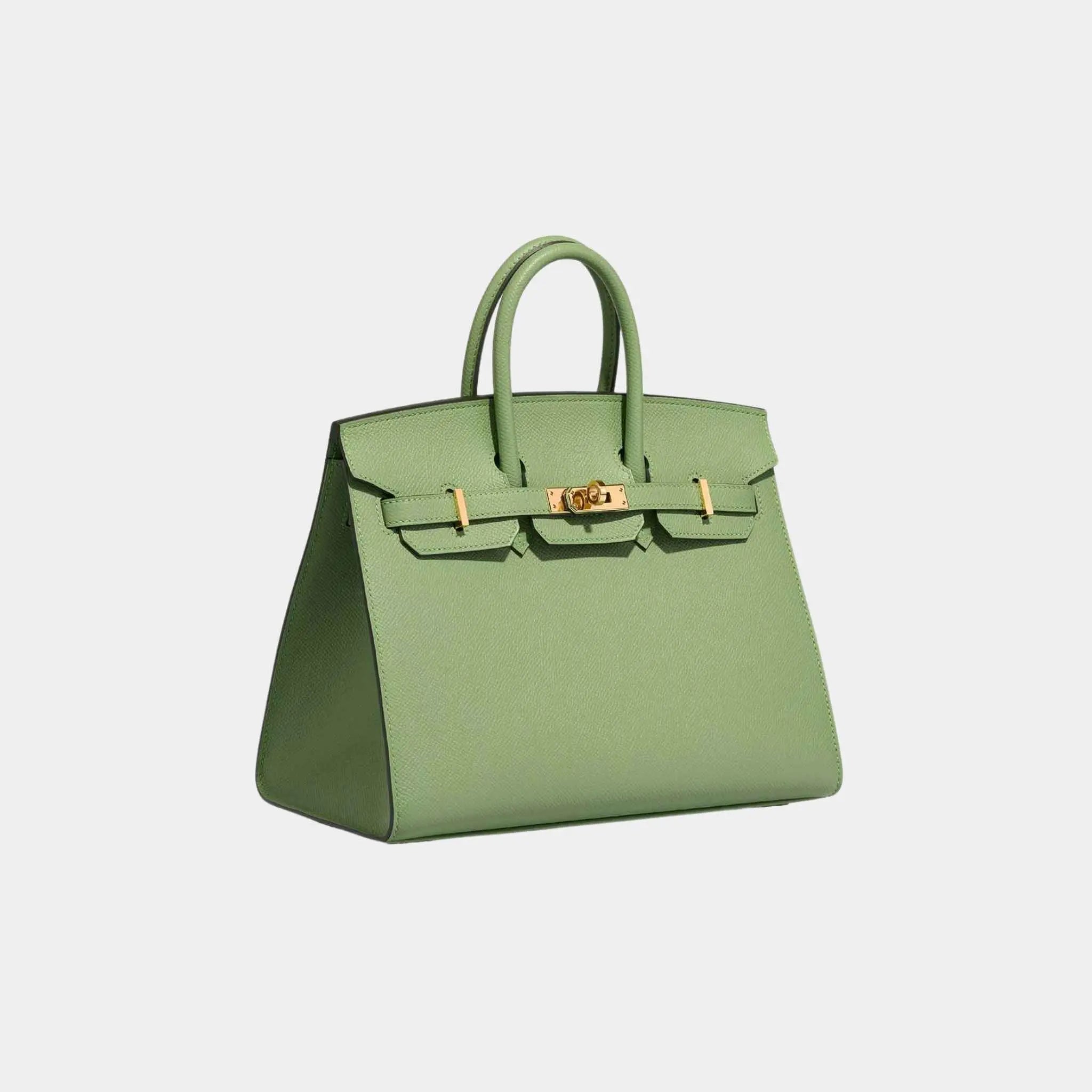 Hermes Birkin 25 Epsom Vert Criquet, Side