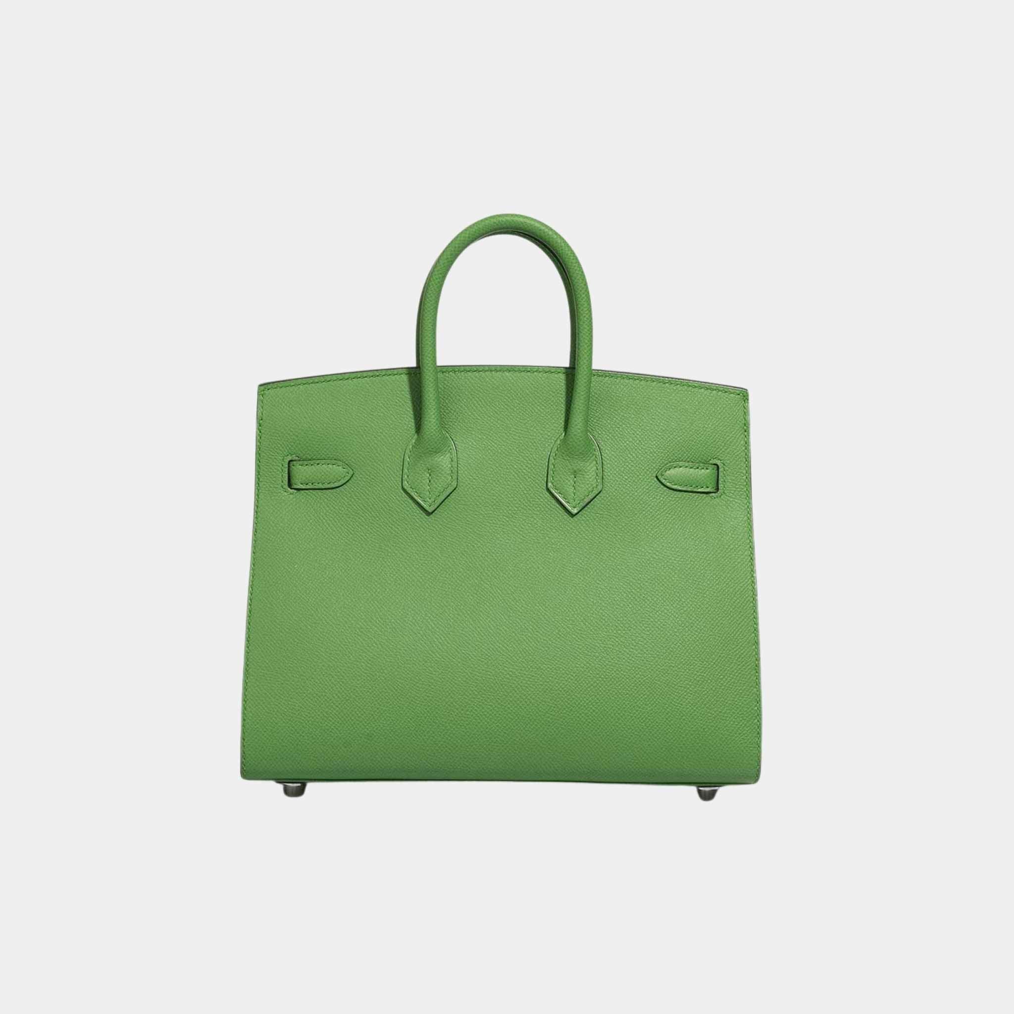 Hermes Birkin 25 Epsom Vert Yucca, Back
