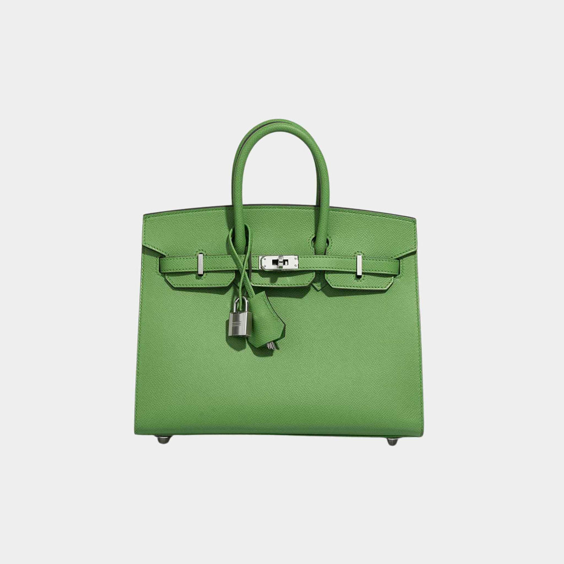 Hermes Birkin 25 Epsom Vert Yucca, Front