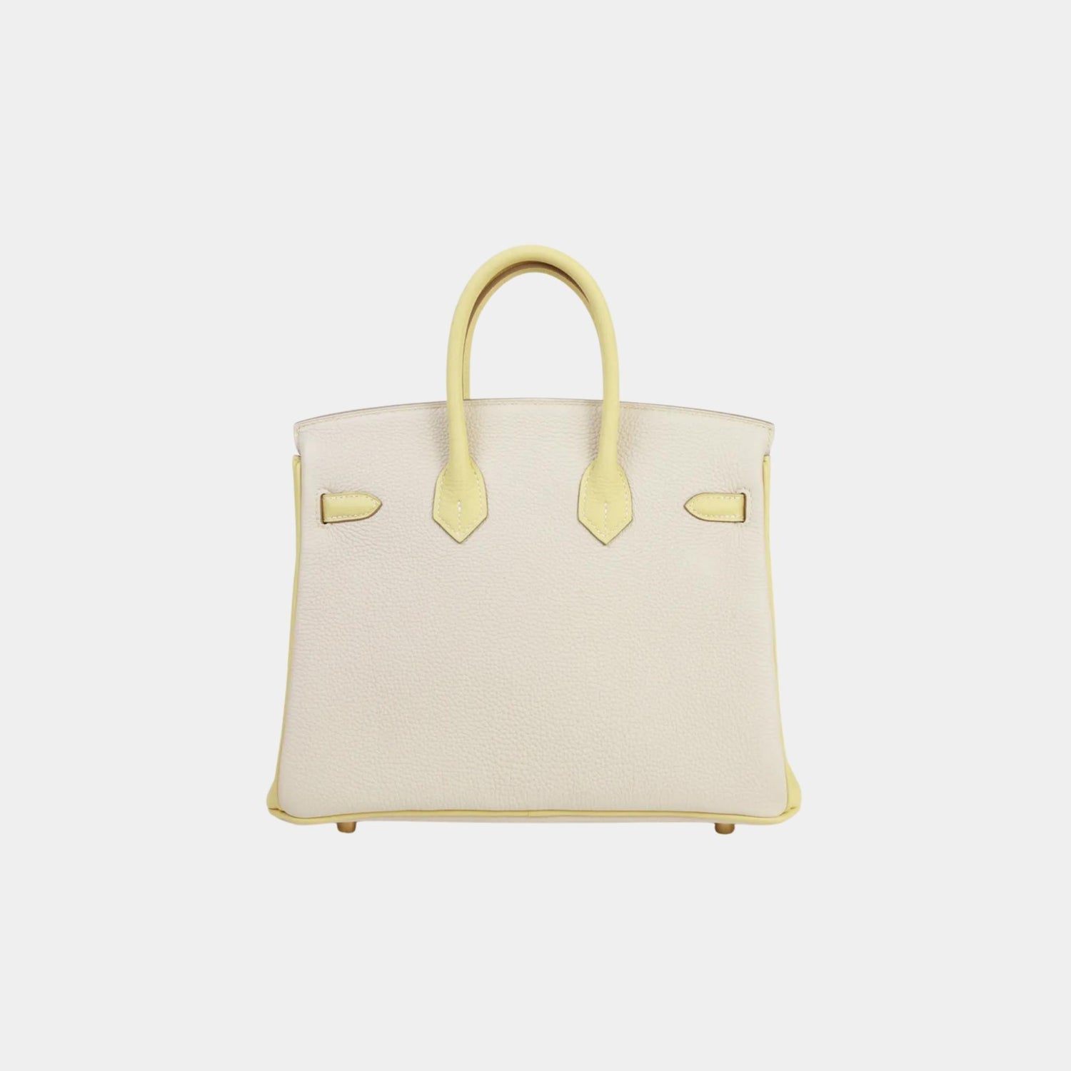 Hermes Birkin 25 HSS Togo Craie/Jaune Poussin PBHW, Back