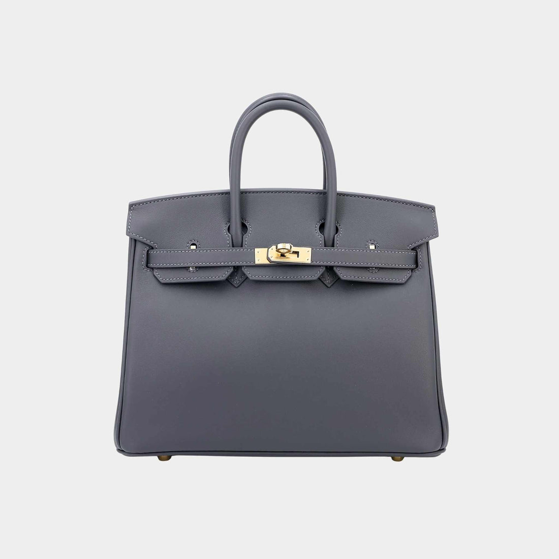 Hermes Birkin 25 Swift Ardoise PBHW, Front
