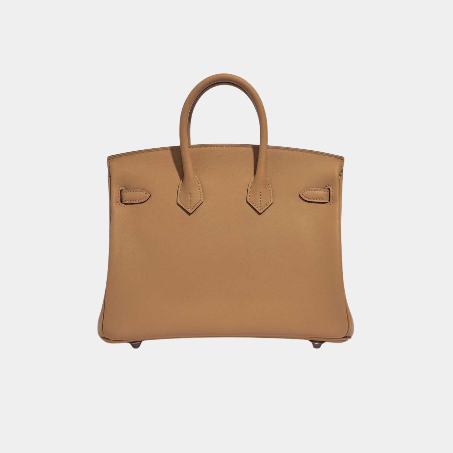 Hermes Birkin 25 Swift Biscuit In and Out, Back