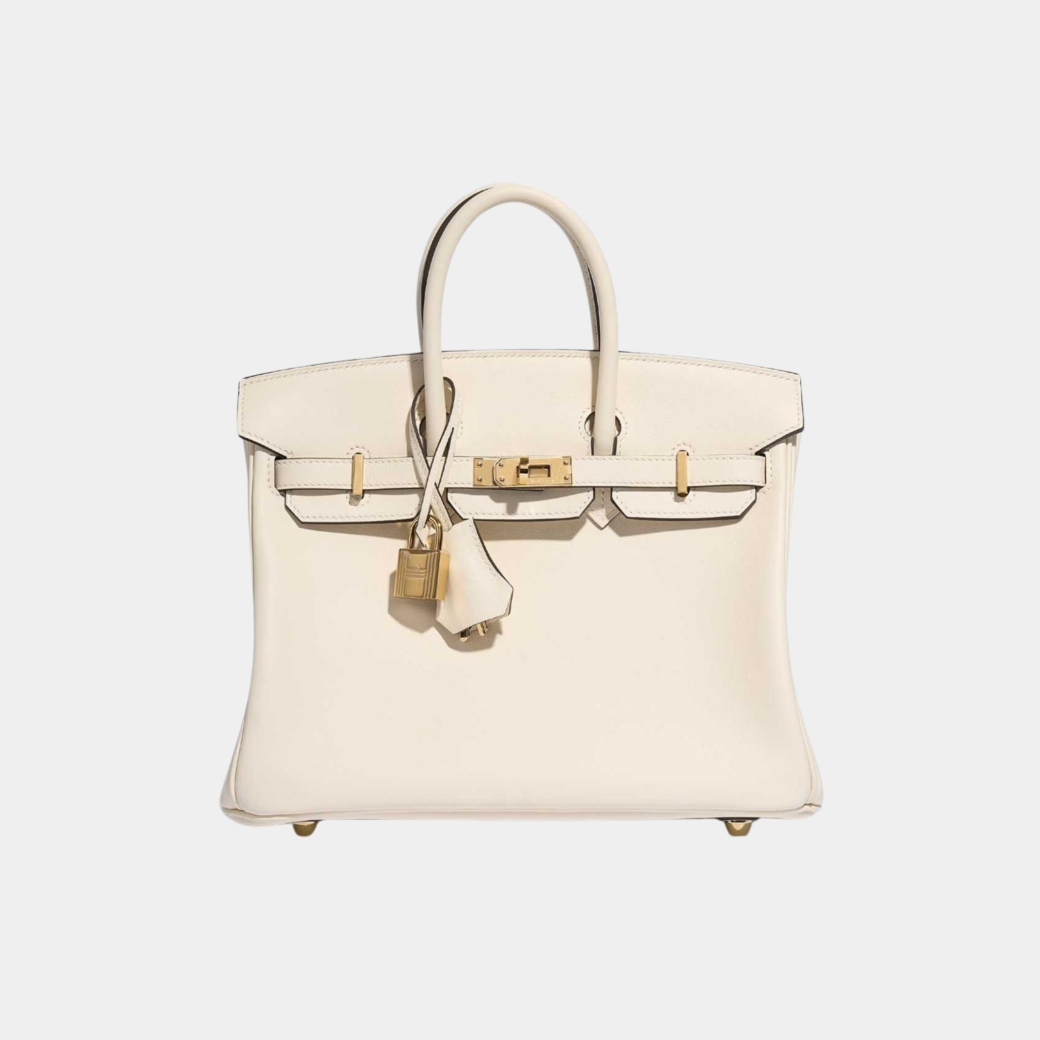 Hermes Birkin 25 Swift Nata GHW, Front