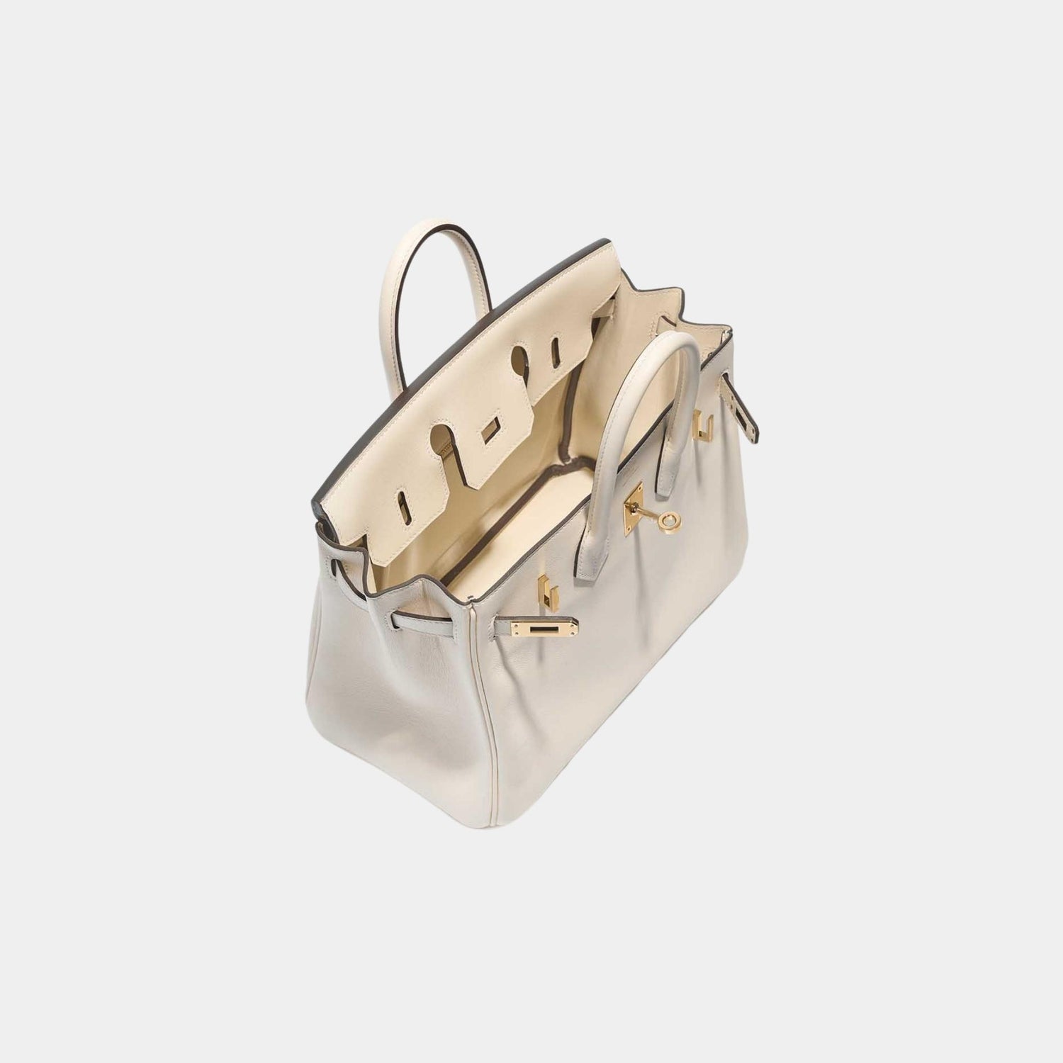 Hermes Birkin 25 Swift Nata GHW, Top