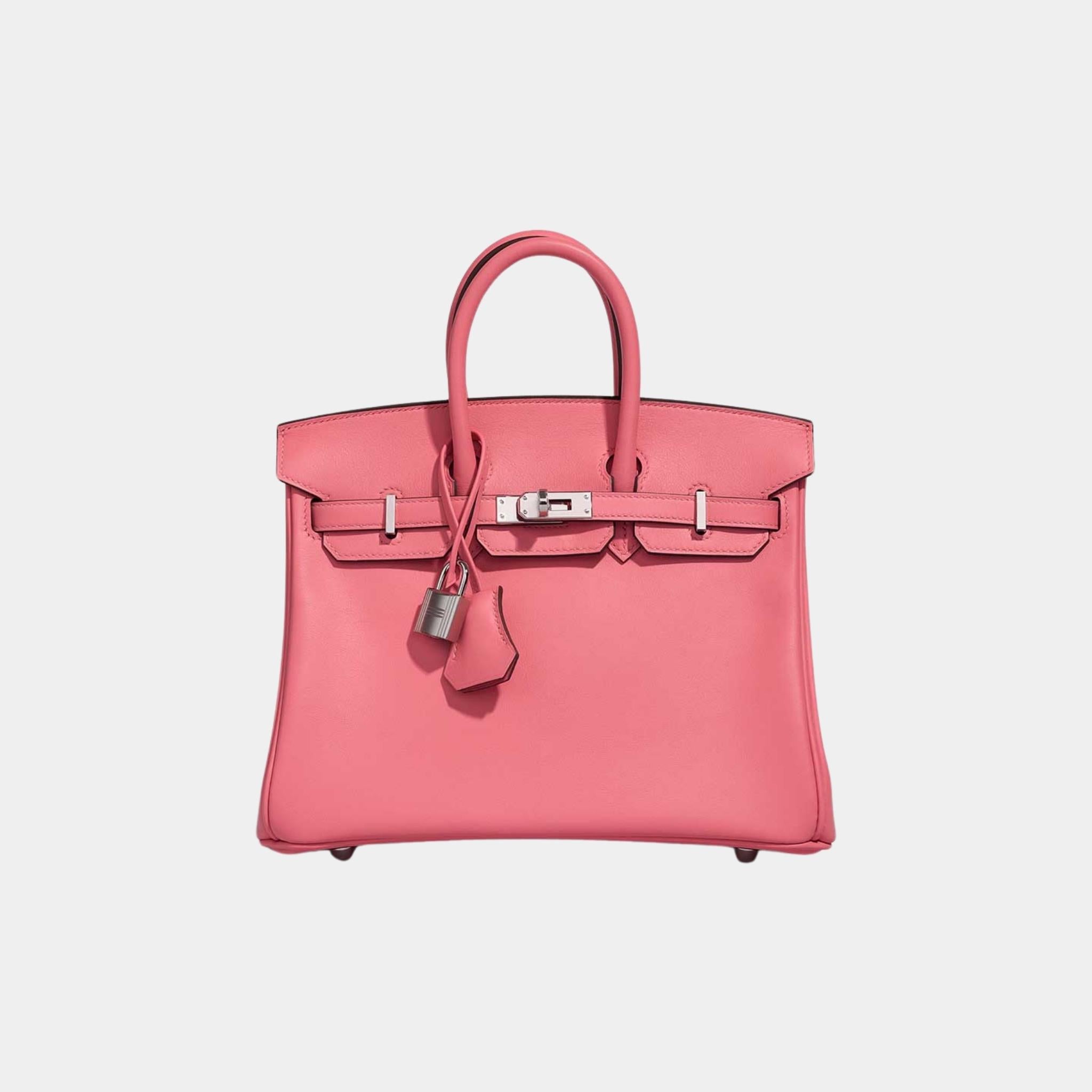 Hermes Birkin 25 Swift Rose Azalee, Front