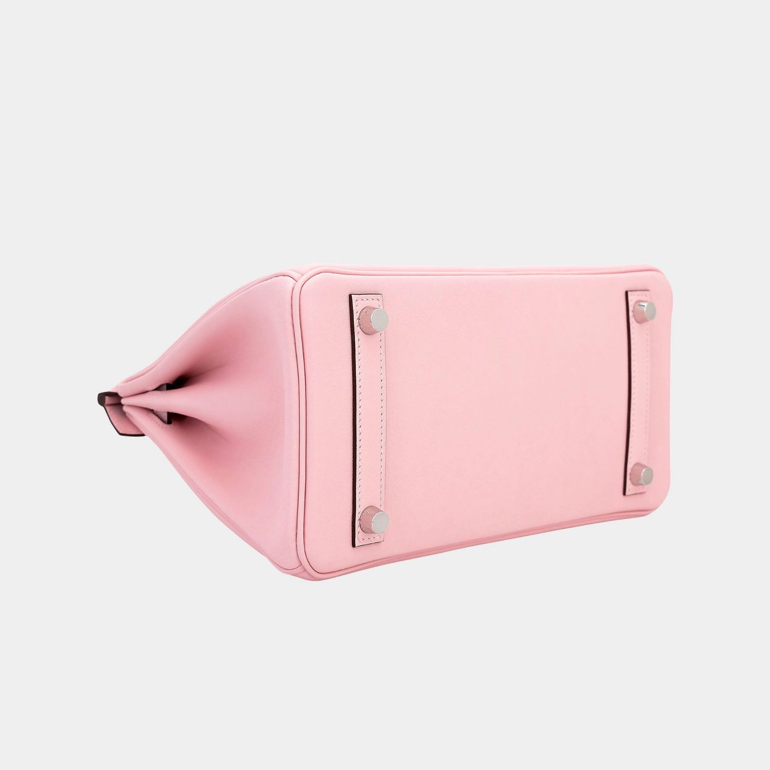 Birkin 25 Swift Rose Sakura PHW, Bottom