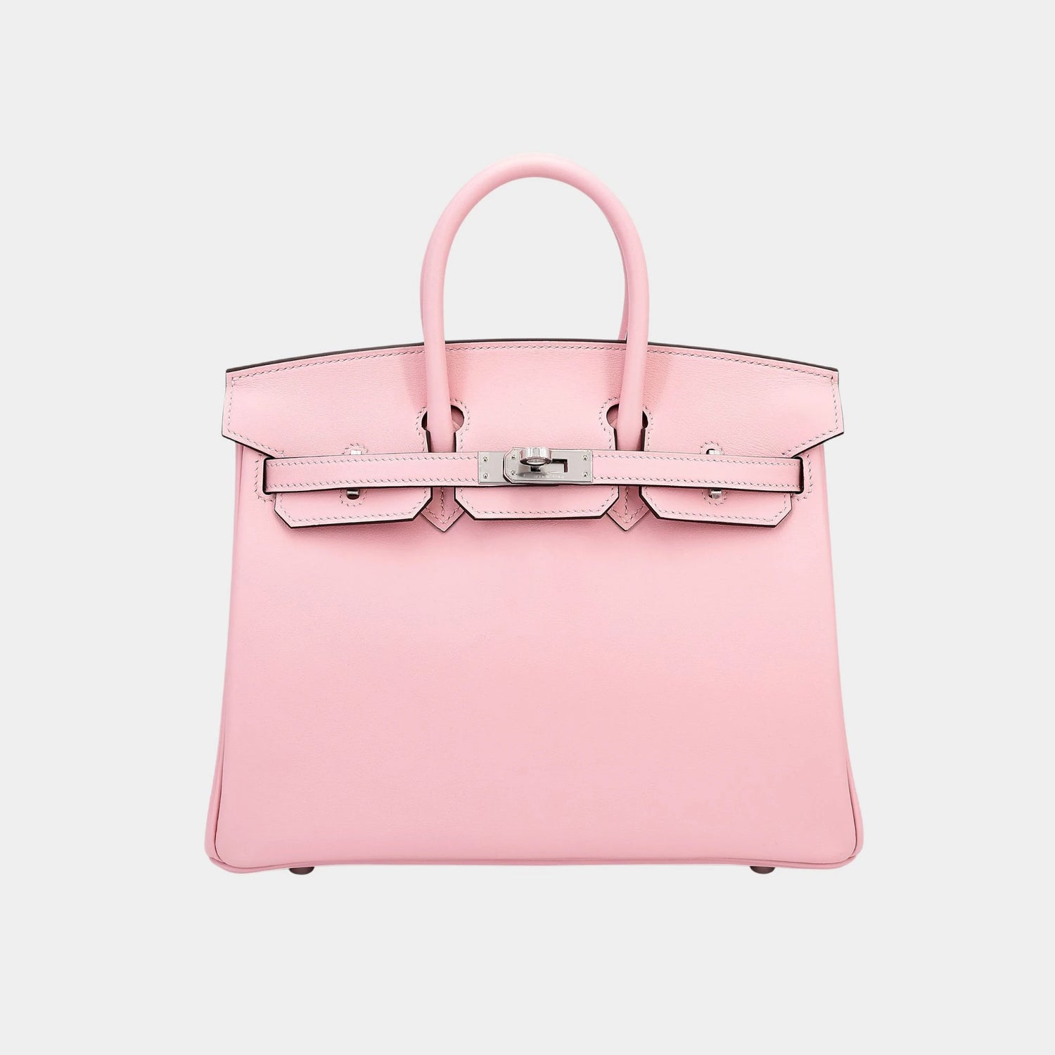Birkin 25 Swift Rose Sakura PHW, Front