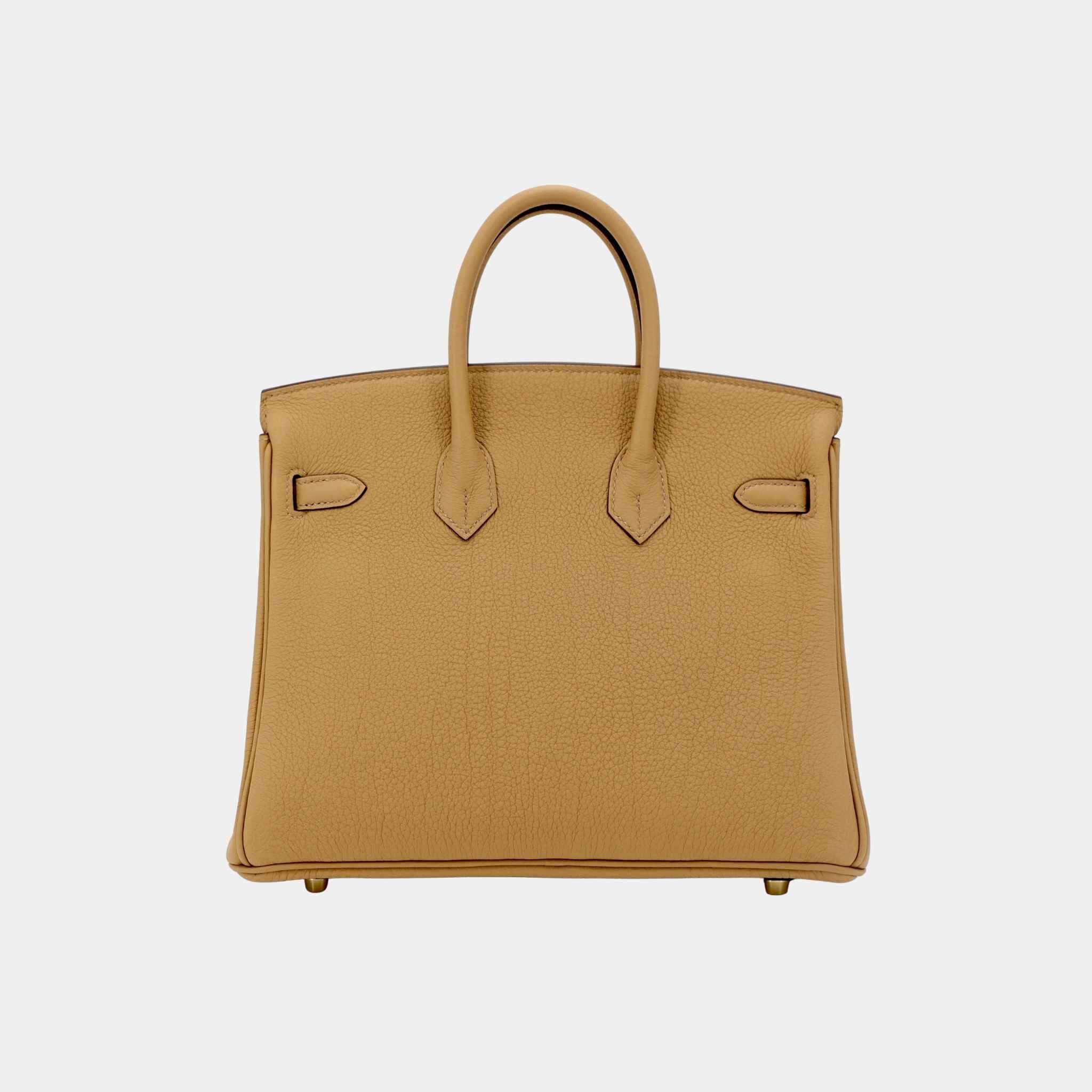 Hermes Birkin 25 Togo Biscuit GHW, Back