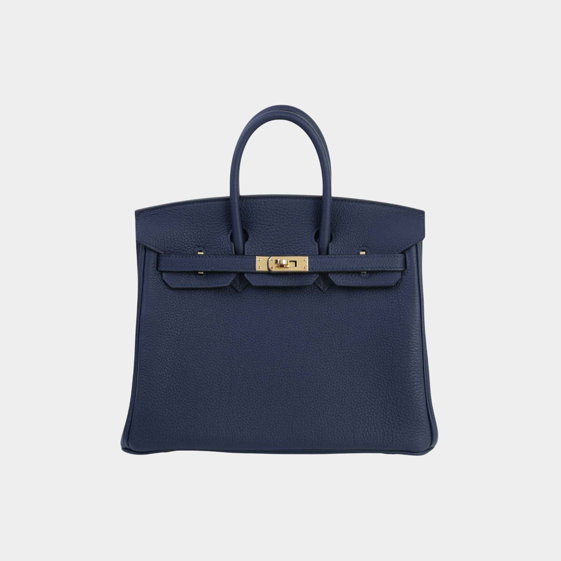 Hermes Birkin 25 Togo Bleu Abysse GHW, Front