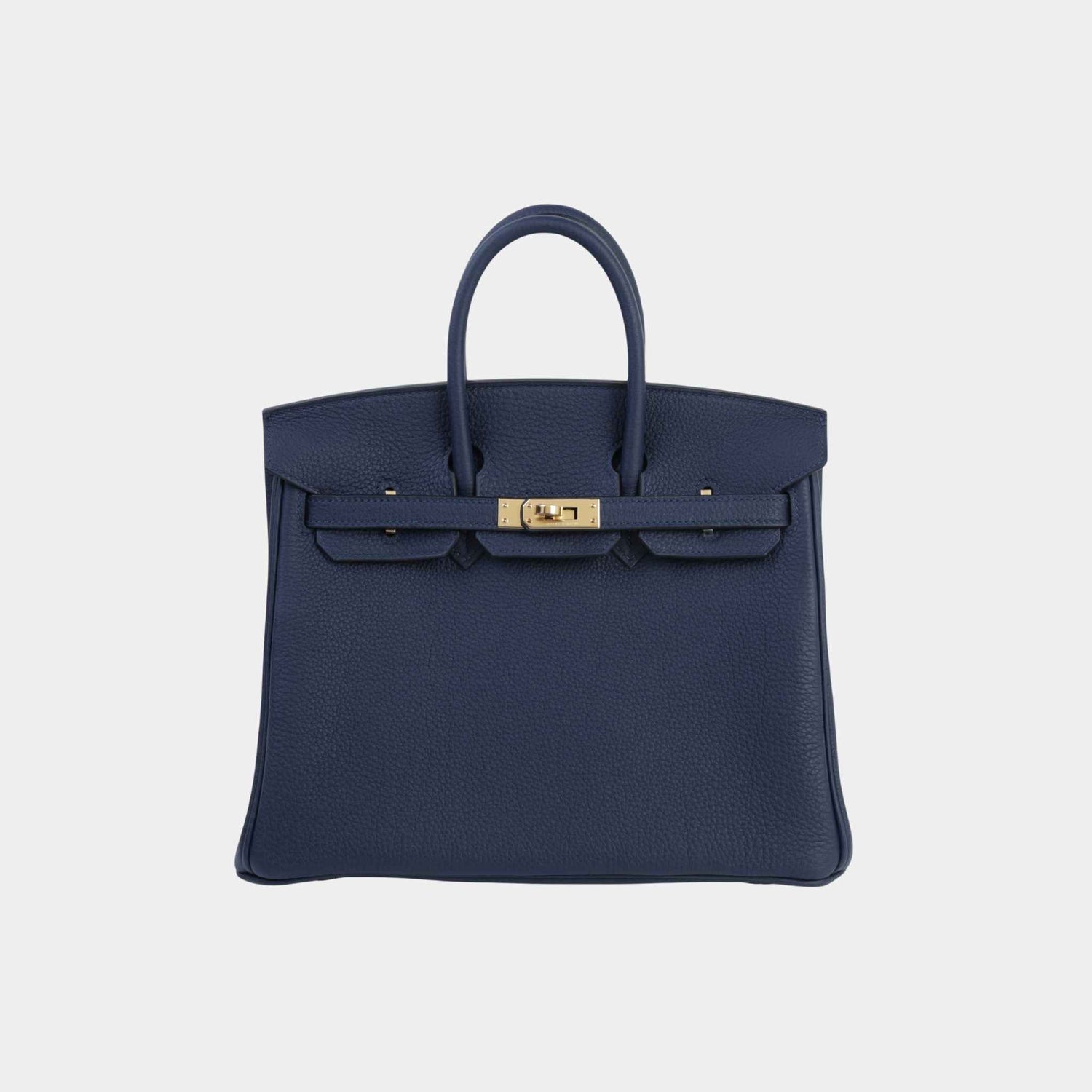 Hermes Birkin 25 Togo Bleu Abysse GHW, Front