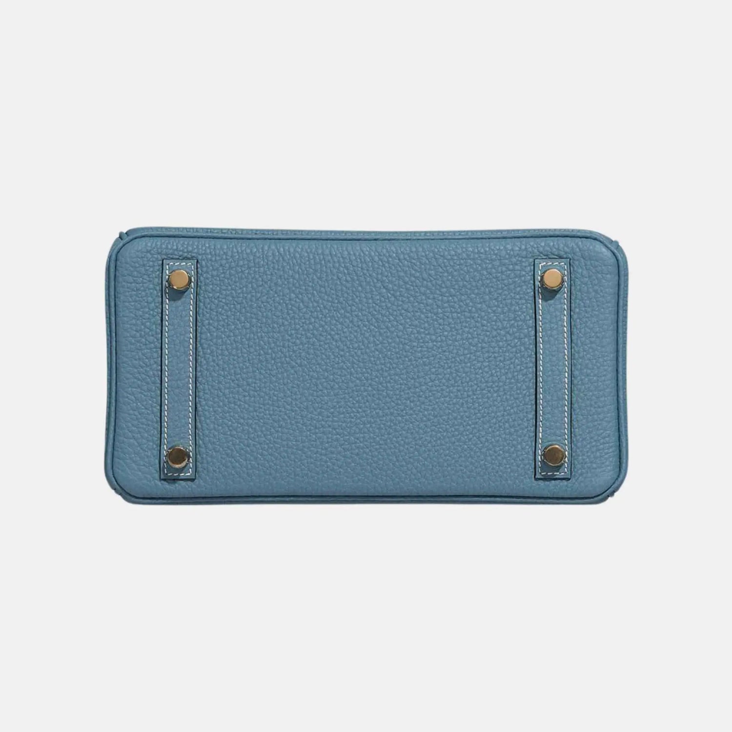 Hermes Birkin 25 Togo Bleu Jean GHW, Bottom