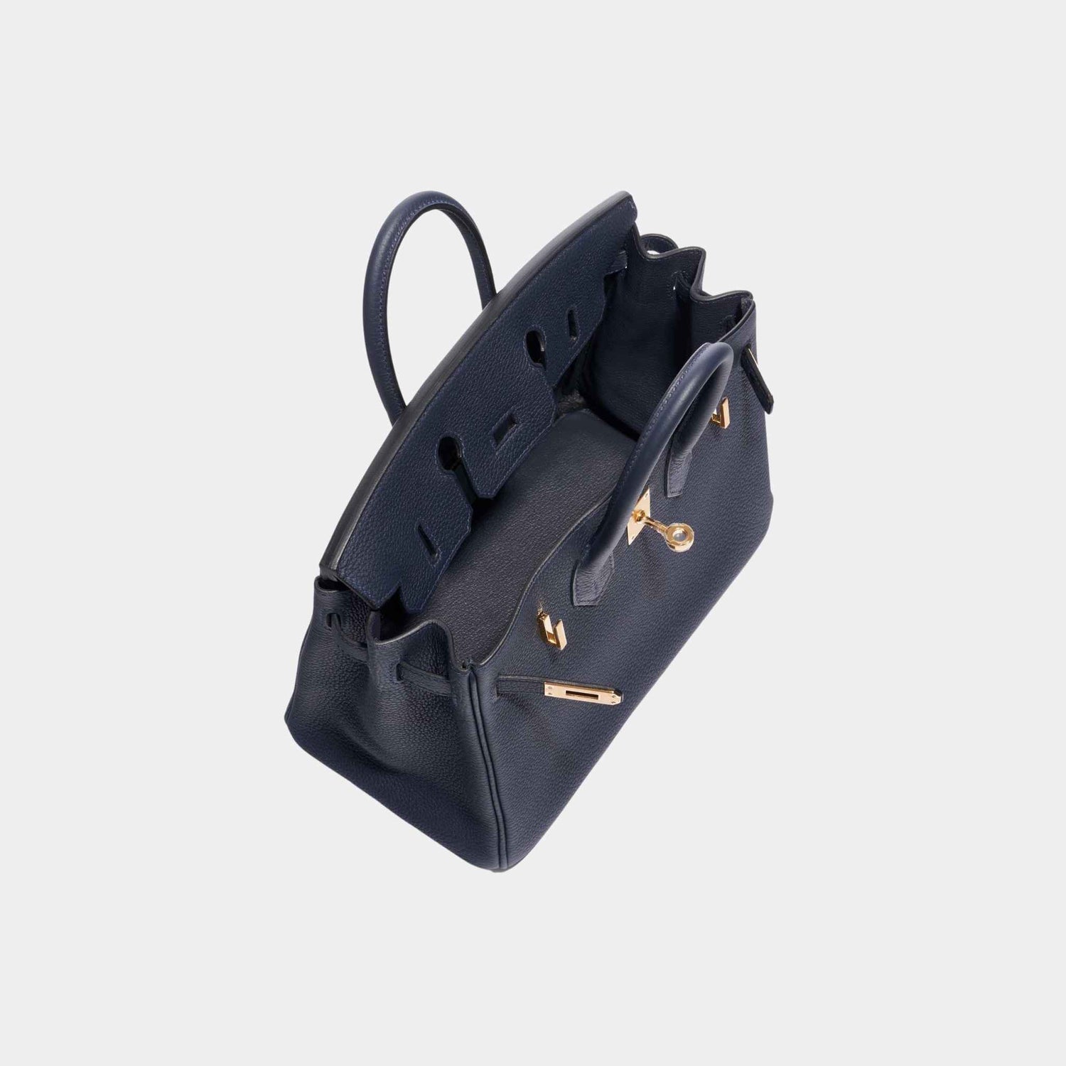 Hermes Birkin 25 Togo Bleu Nuit, Top
