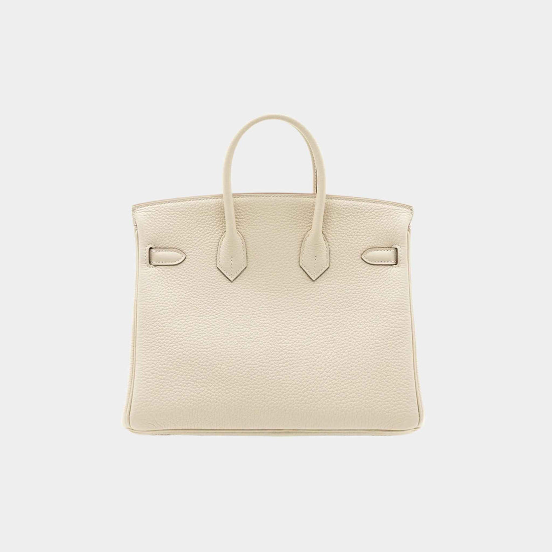 Hermes Birkin 25 Togo Craie GHW، من الخلف