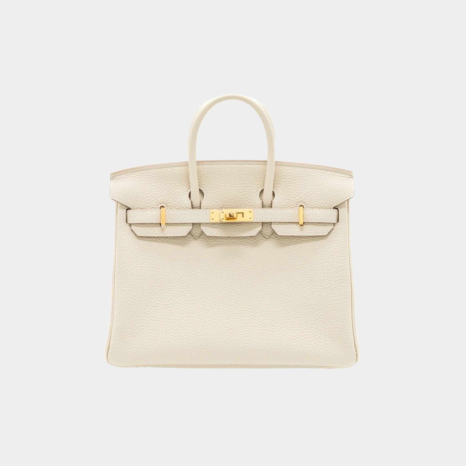 Hermes Birkin 25 Togo Craie GHW, Front