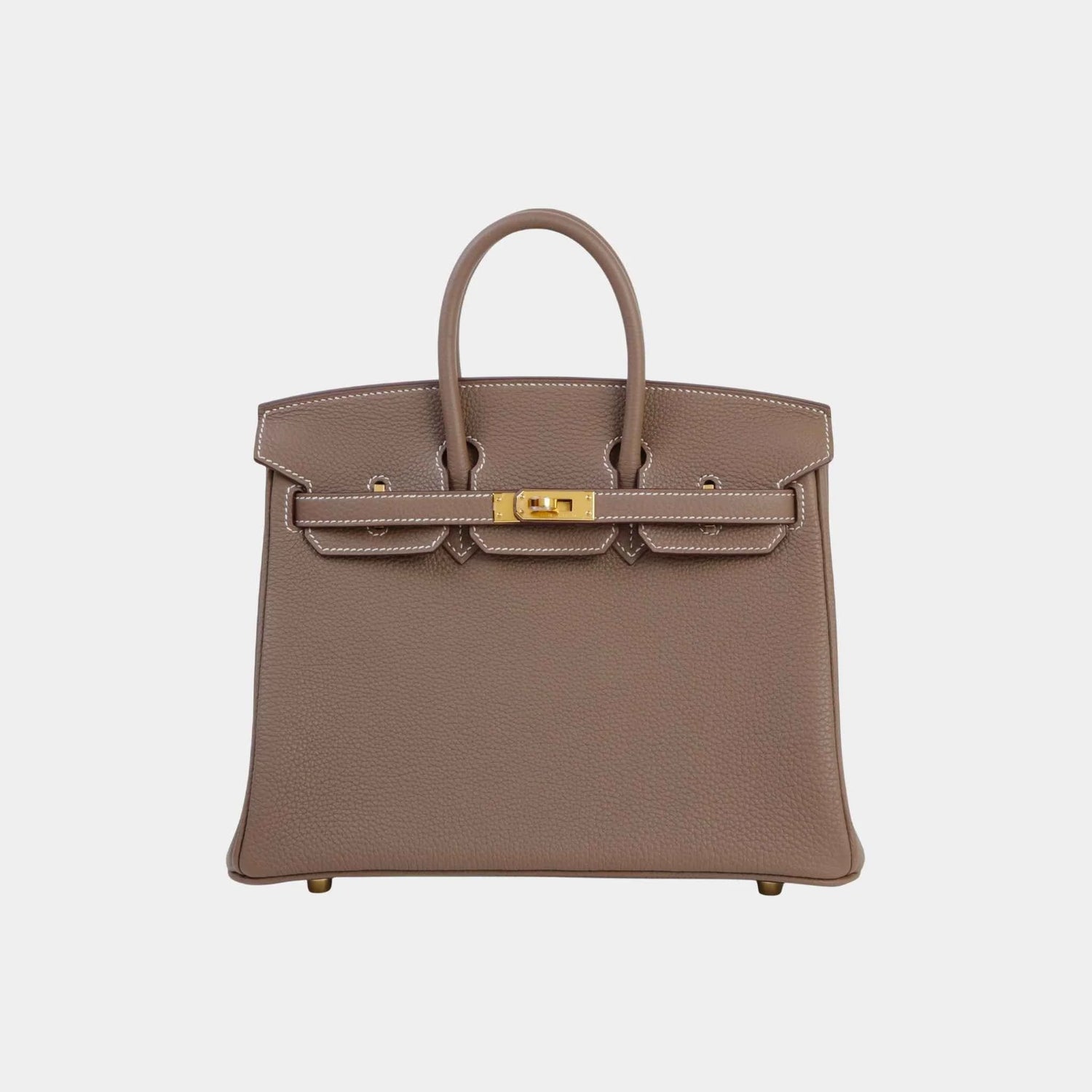 Hermes Birkin 25 Togo Etoupe GHW, Front