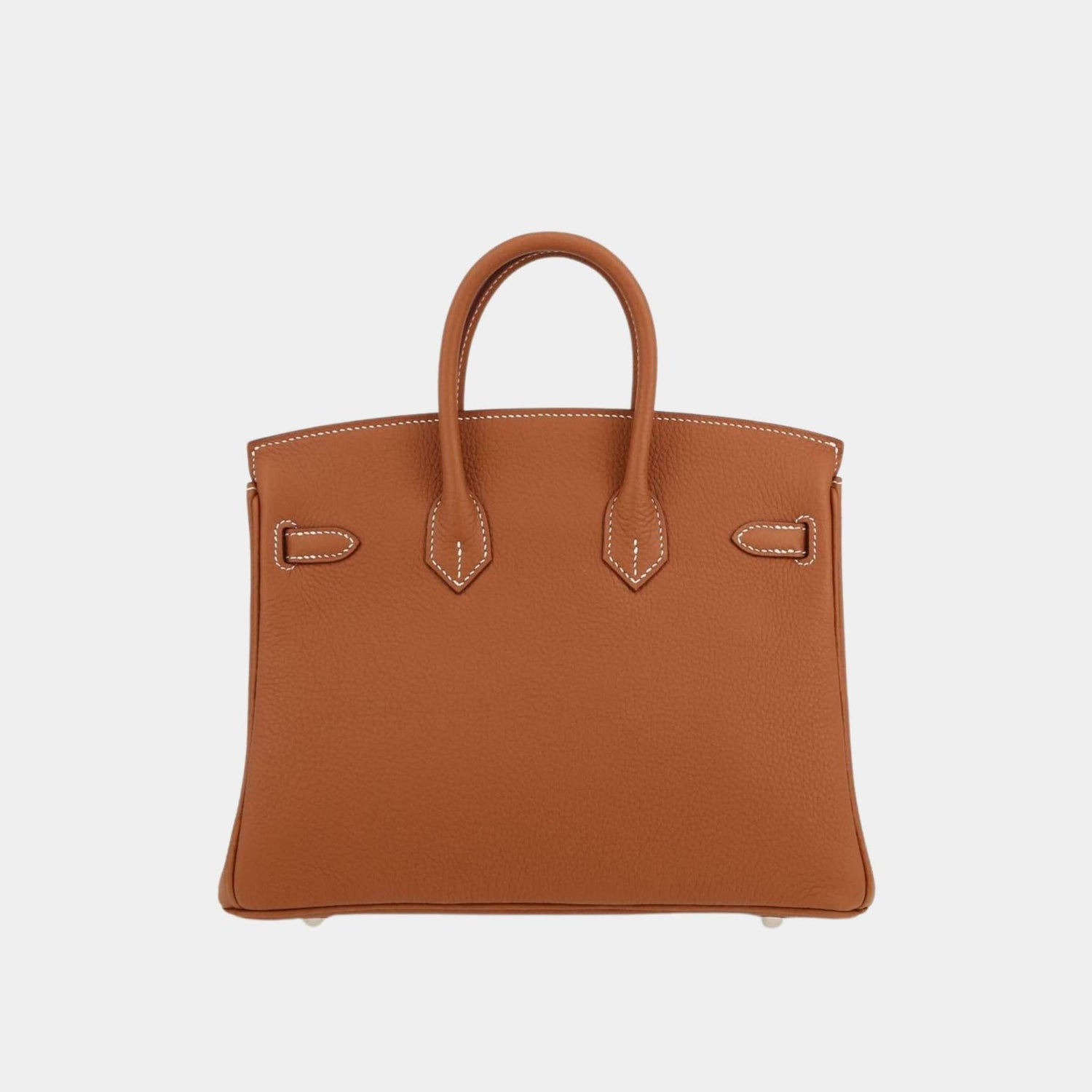 Hermes Birkin 25 Togo Gold PHW, Front, Back