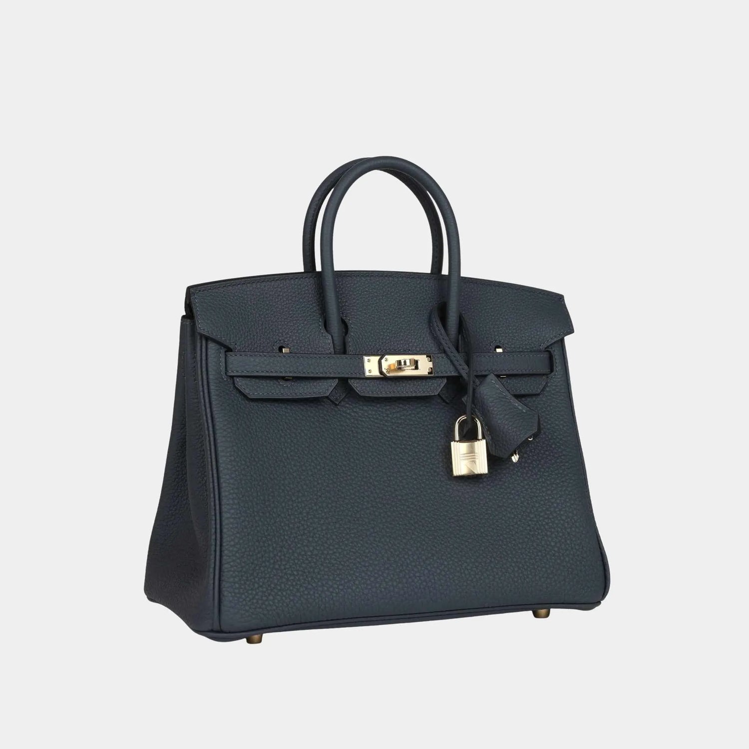 Hermes Birkin 25 Togo Gris Misty PBHW, Side