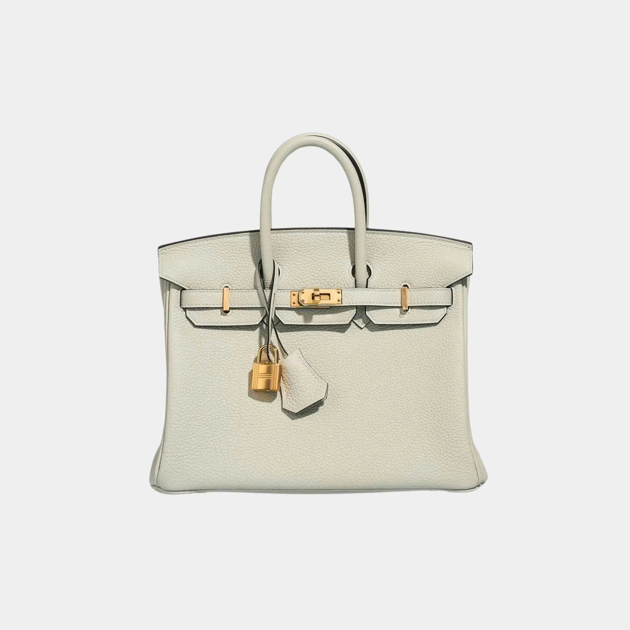 Hermes Birkin 25 Togo Gris Neve, Front