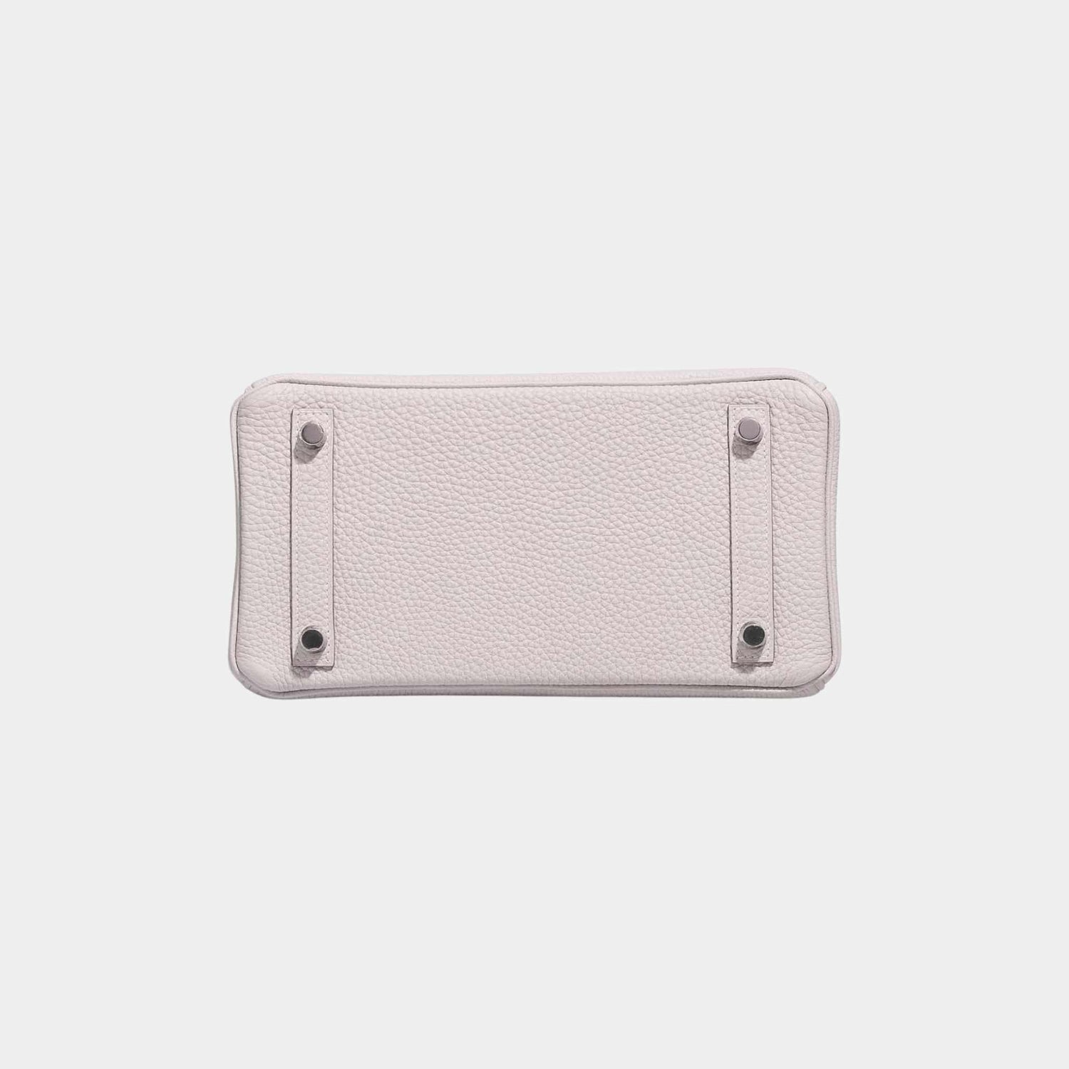 Hermes Birkin 25 Togo Gris Pale PHW, Front, Bottom