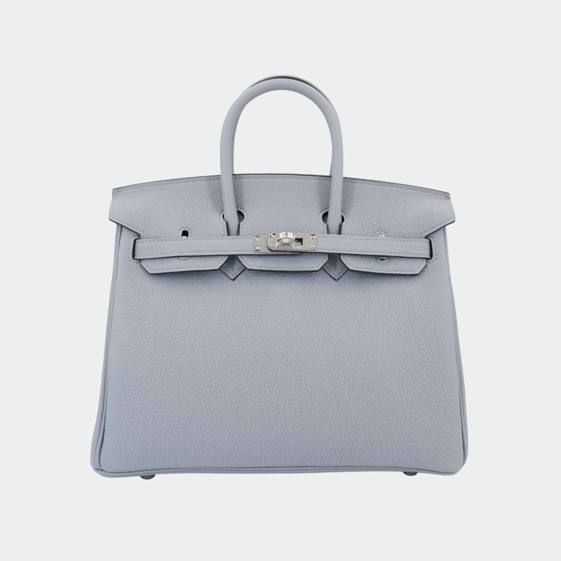 Hermes Birkin 25 Togo Gris Pantin PHW, Front