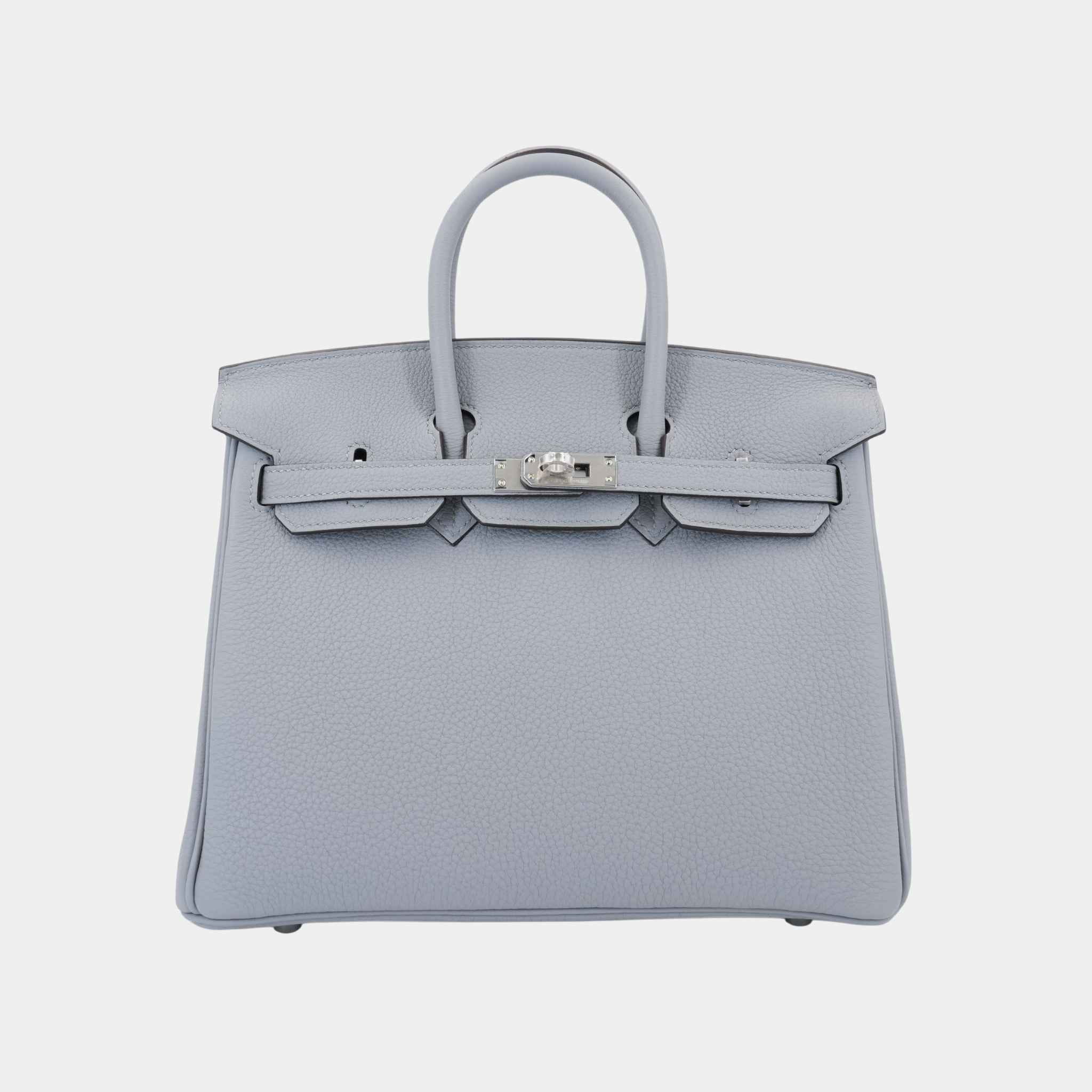 Hermes Birkin 25 Togo Gris Pantin PHW, Front