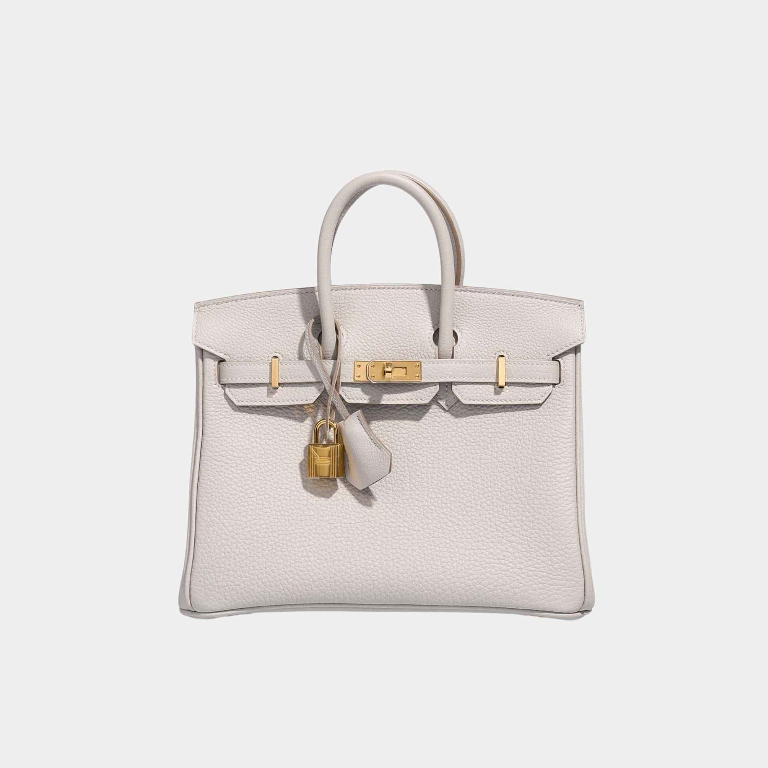Hermes Birkin 25 Togo Gris Perle GHW, Front