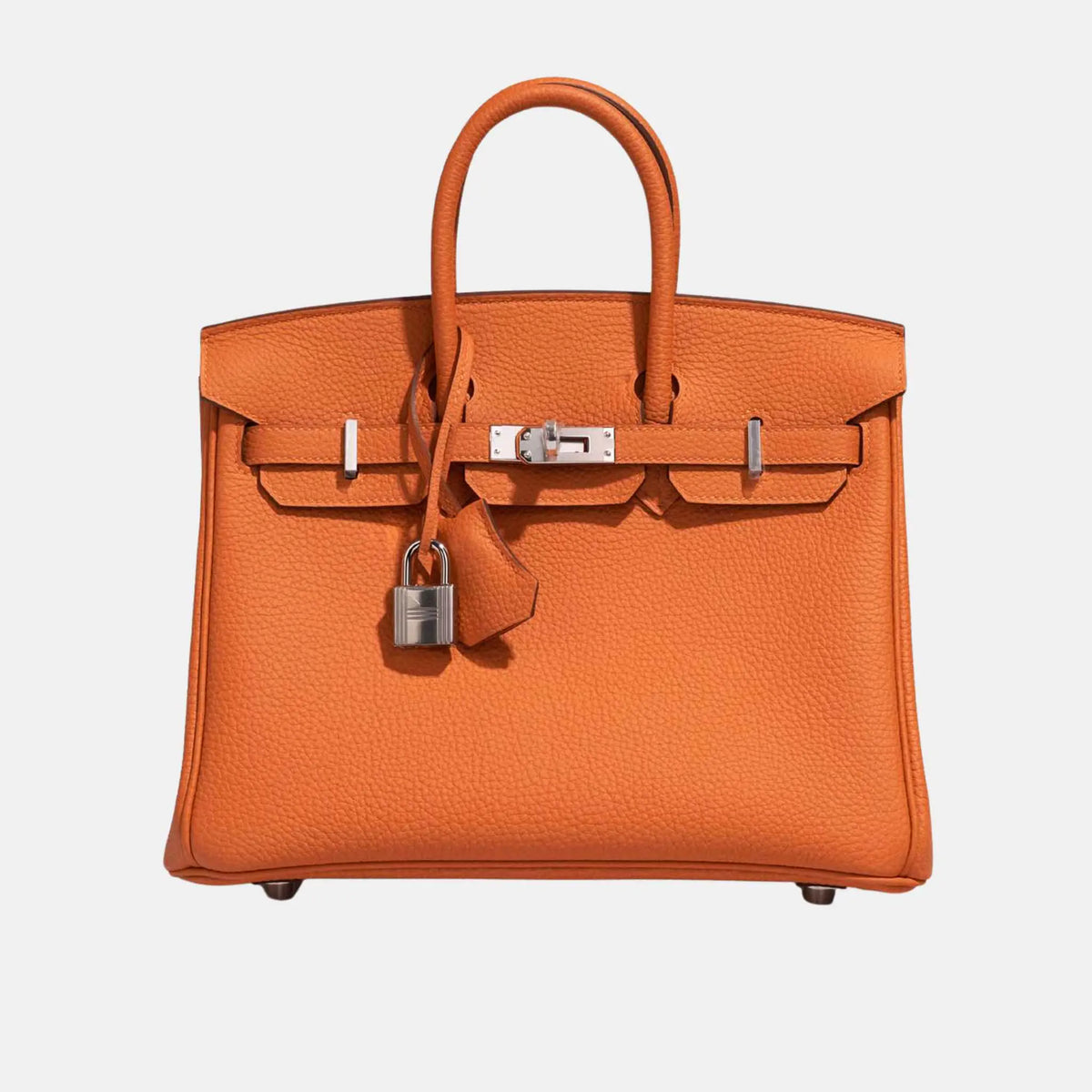 حقيبة Birkin 25 من جلد Togo باللون Orange H