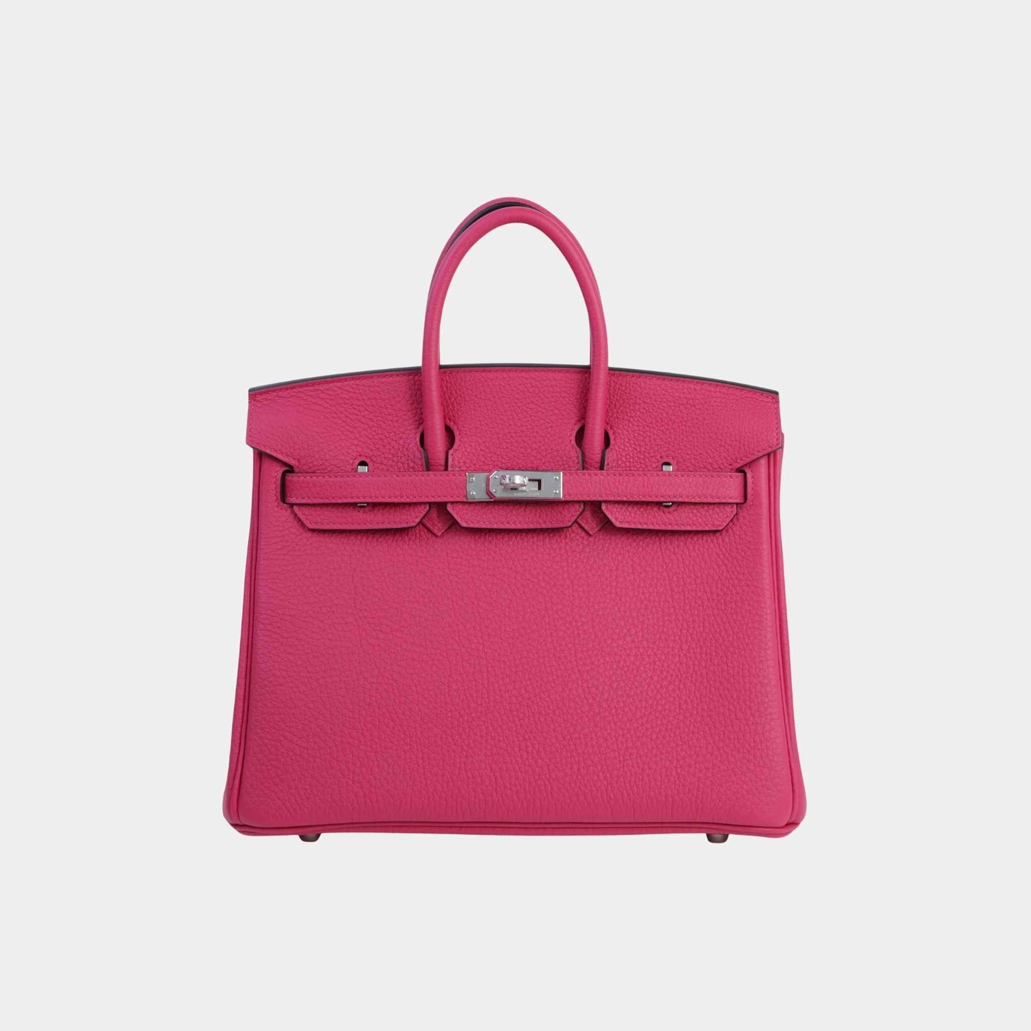 Hermes Birkin 25 Togo Rose Mexico PHW, Front