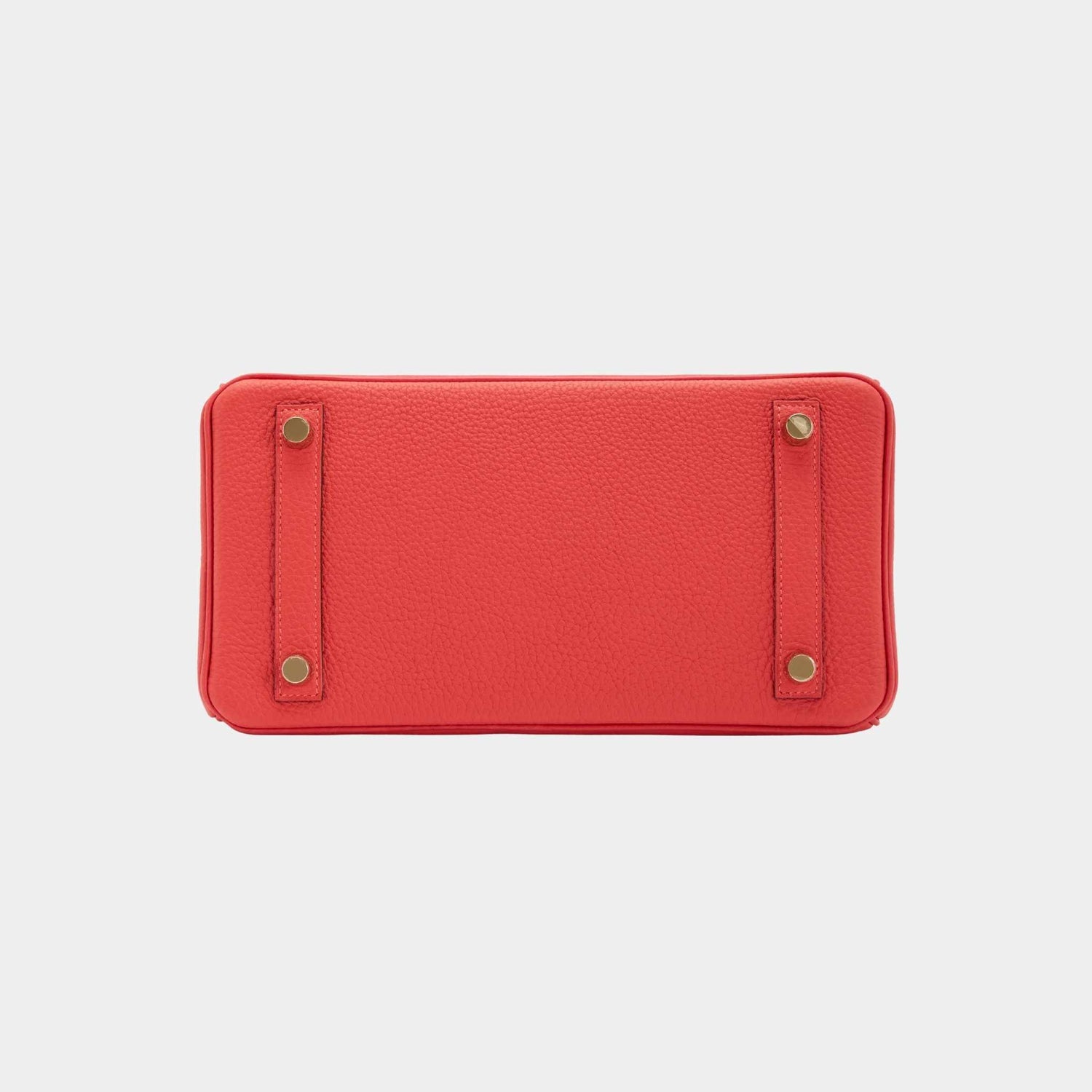 Hermes Birkin 25 Togo Tomato Rouge, Bottom